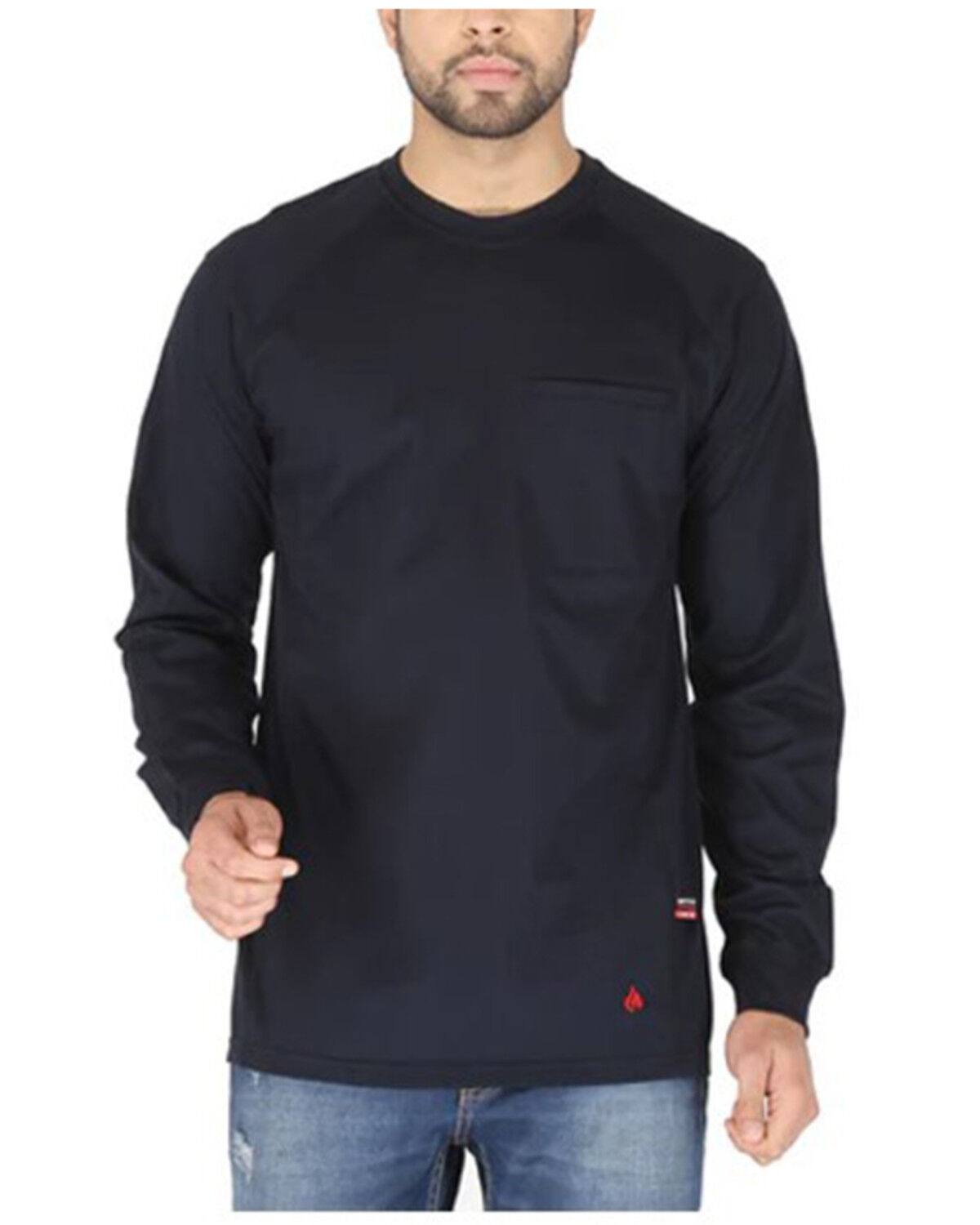 Men's Forge Workwear FR Solid Lightweight Long Sleeve Work Shirt