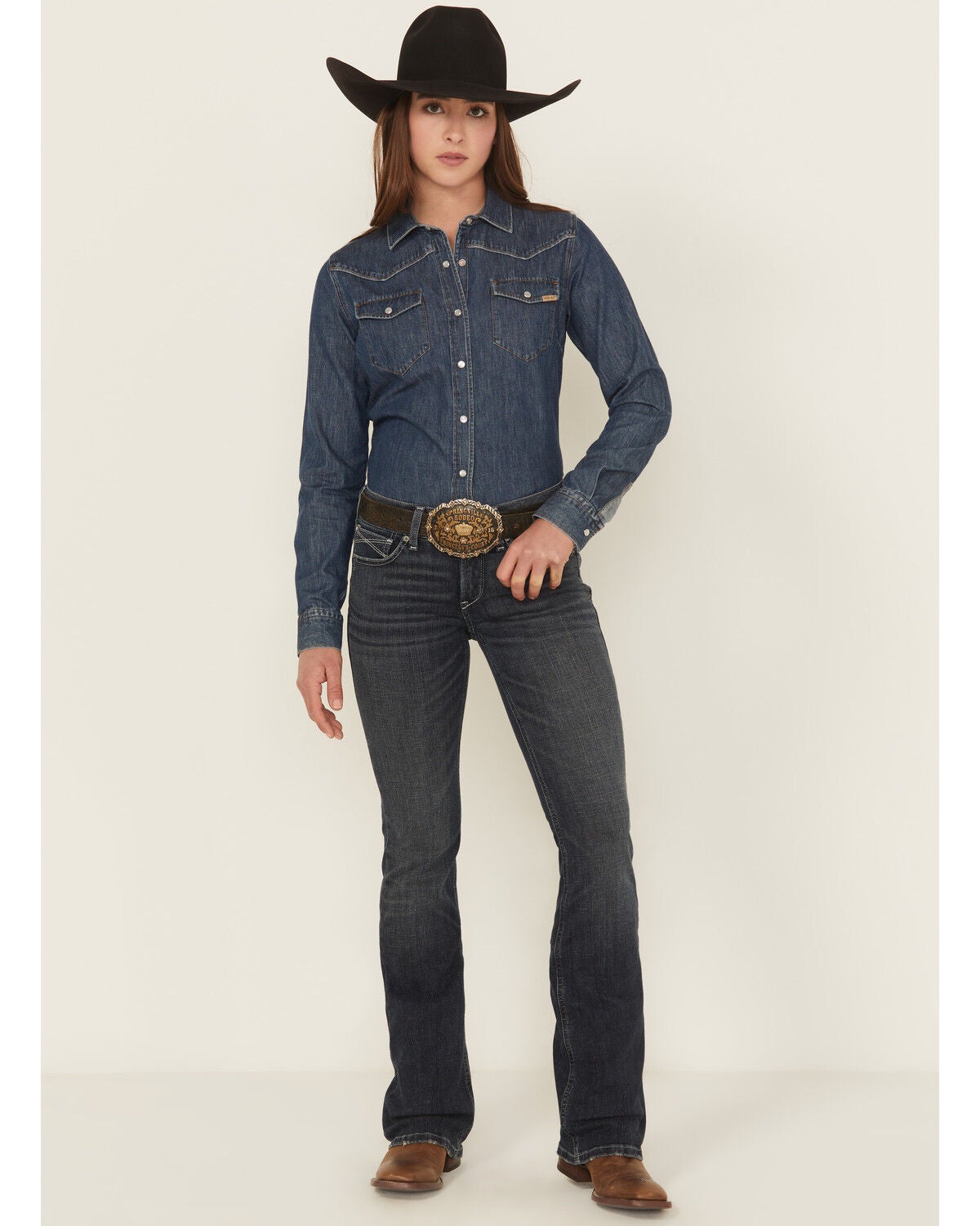 Women's Ariat Esti Dark Wash Bootcut Denim Jeans