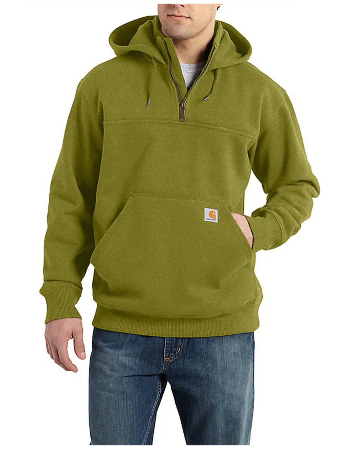 Men's Carhartt Rain Defender Loose Fit Heavyweight Quarter-Zipp Hooded