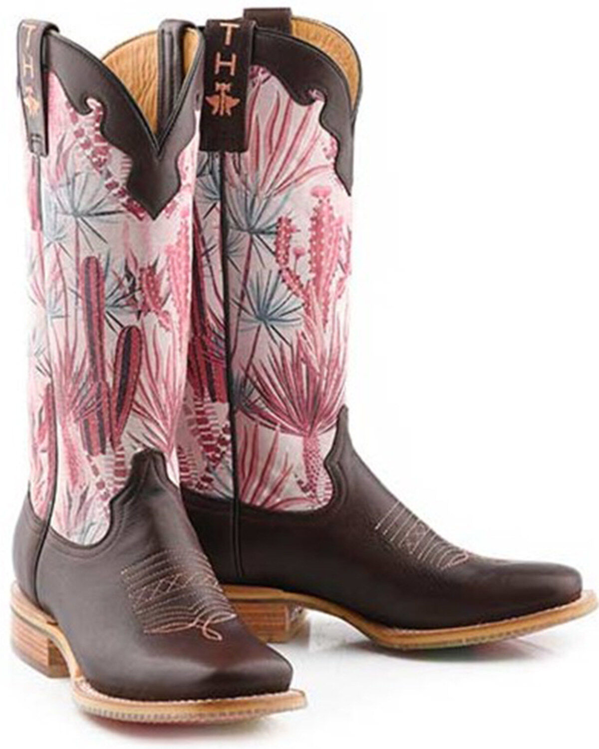 Women's Tin Haul Pinktalicious Western Boots - Broad Square Toe