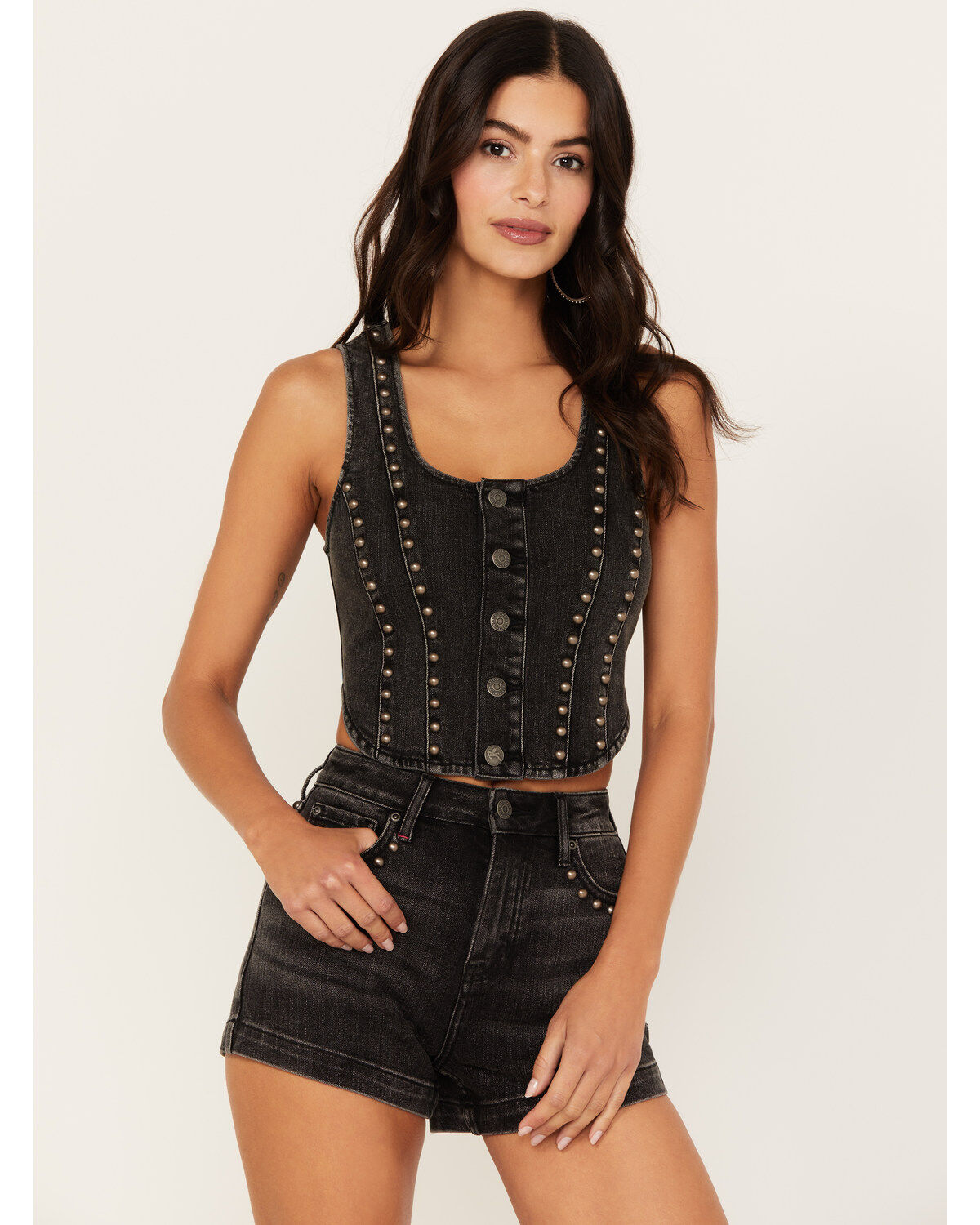 Women's Idyllwind Delrose Drive Studded Denim Vest