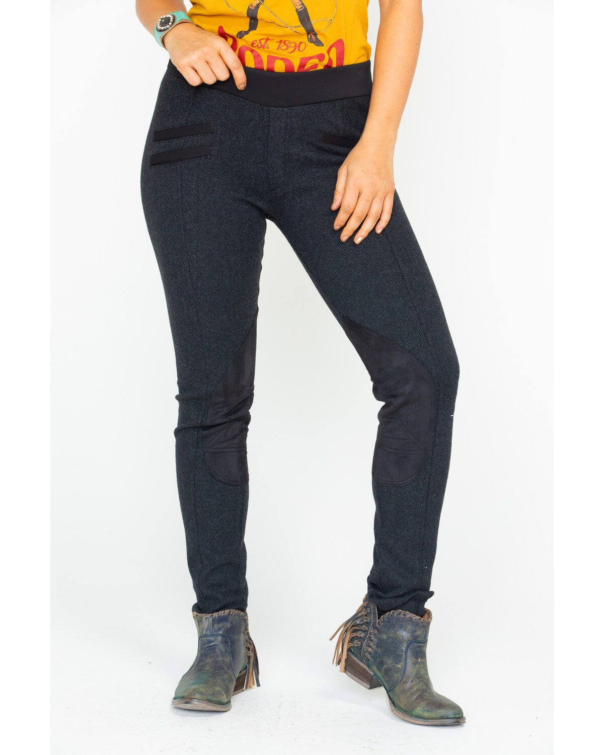 Women's Tasha Polizzi Herringbone Equestrian Pants