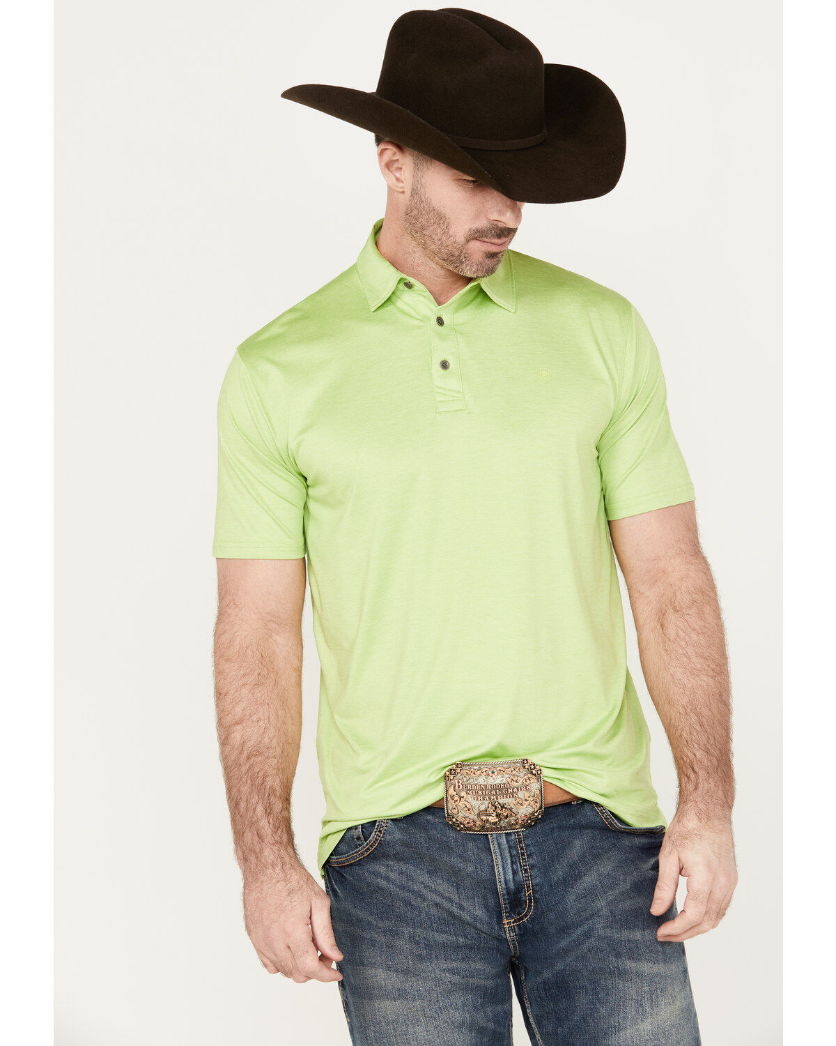 Men's Ariat Charger 2.0 Fitted Short Sleeve Polo Shirt