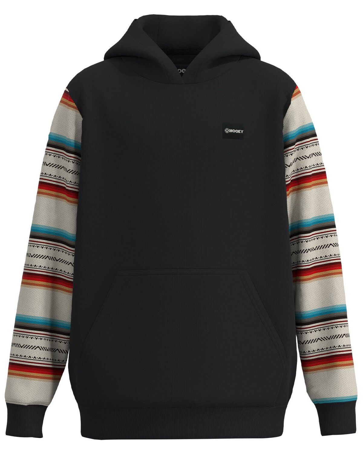 Boys' Hooey Legendary Serape Striped Print Hooded Sweatshirt