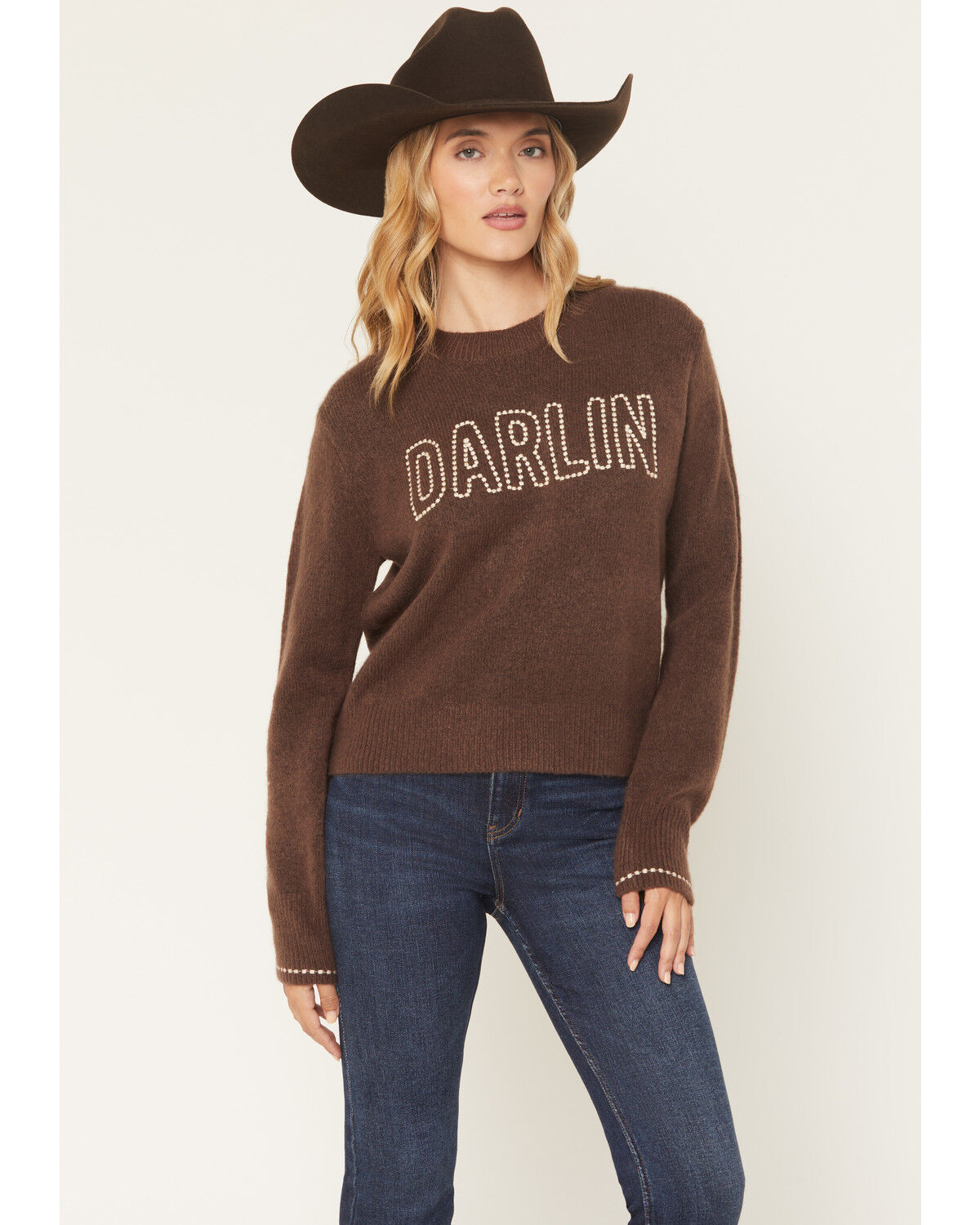 Women's White Crow Darlin Sweater