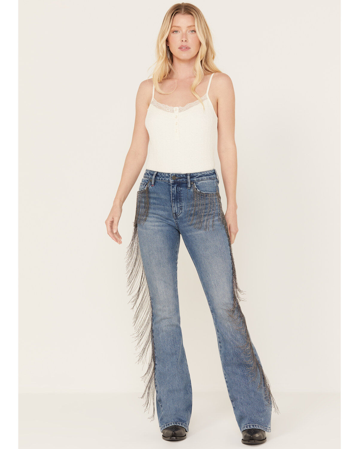 Women's Idyllwind Carlyle Place High Risin' Fringe Bootcut Jeans