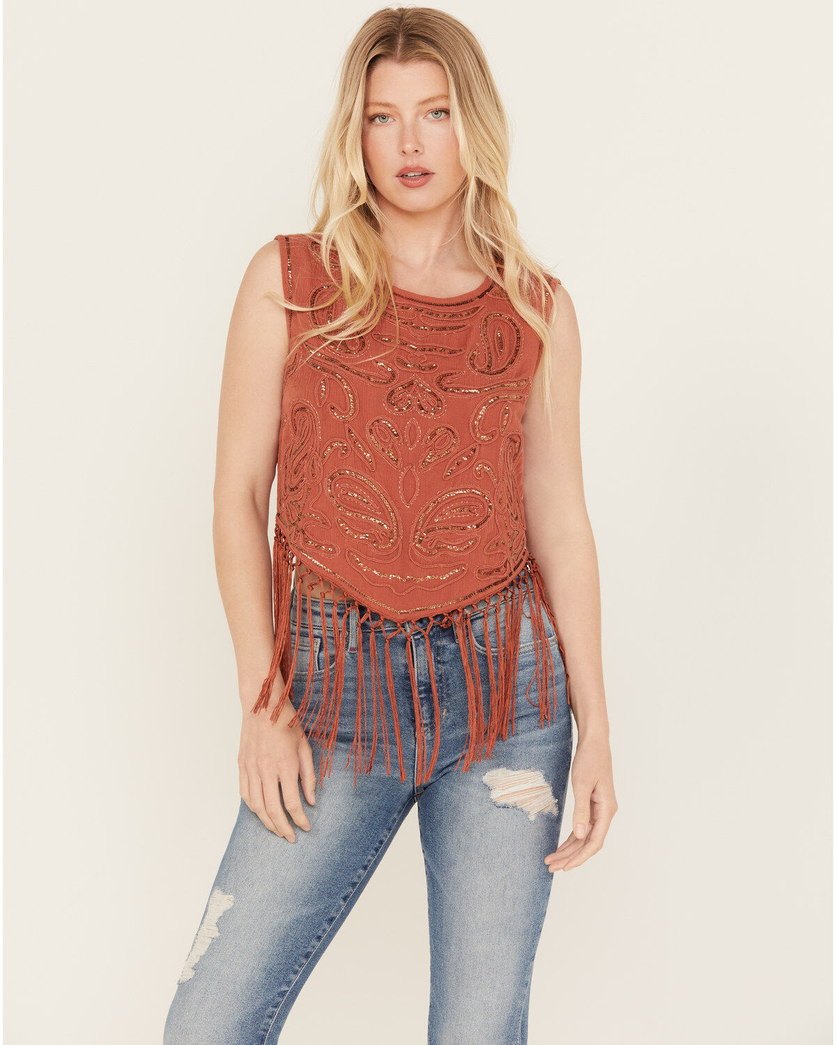 Women's Idyllwind Showstopper Fringe Top