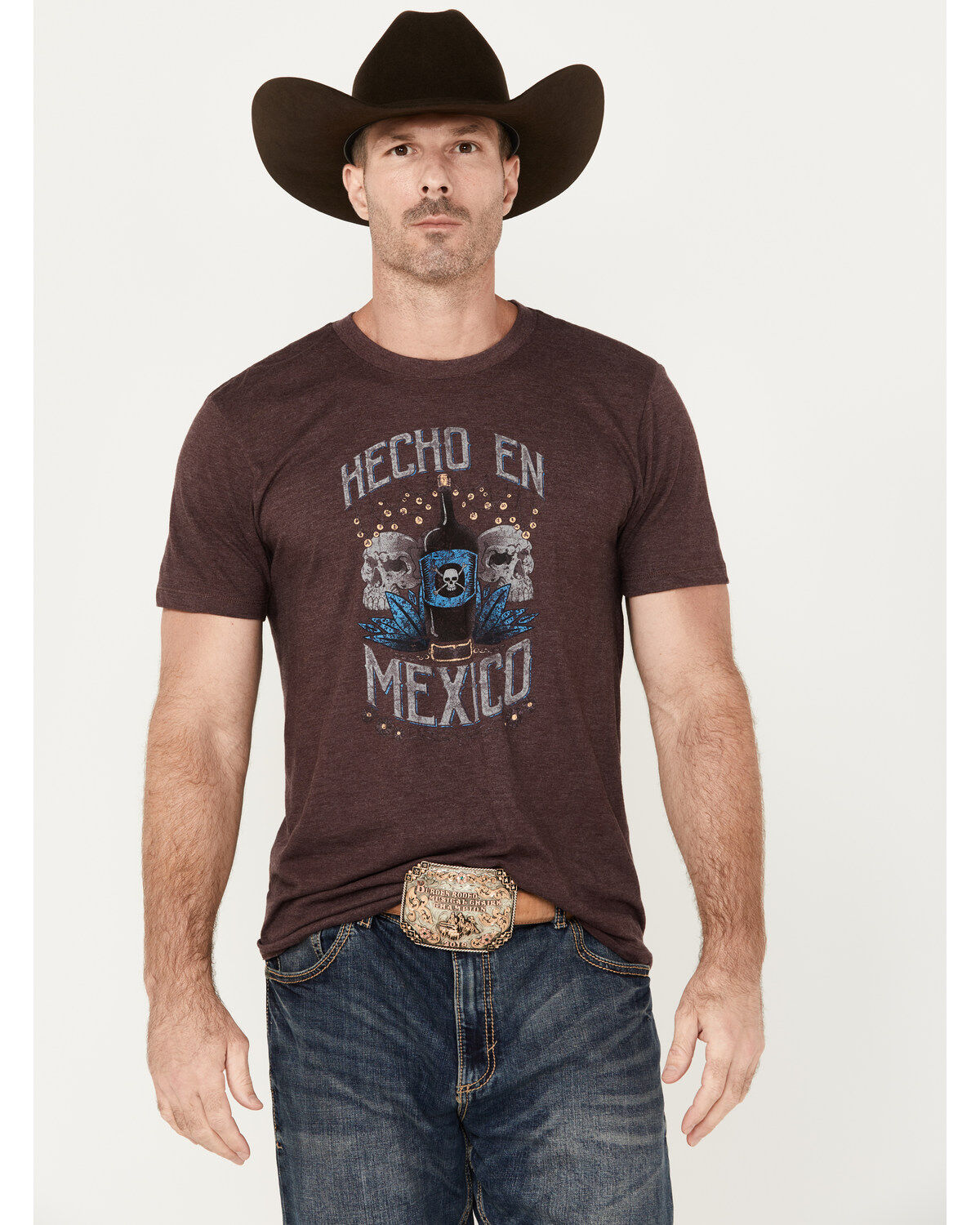 Men's Moonshine Spirit En Mexico Short Sleeve Graphic T-Shirt