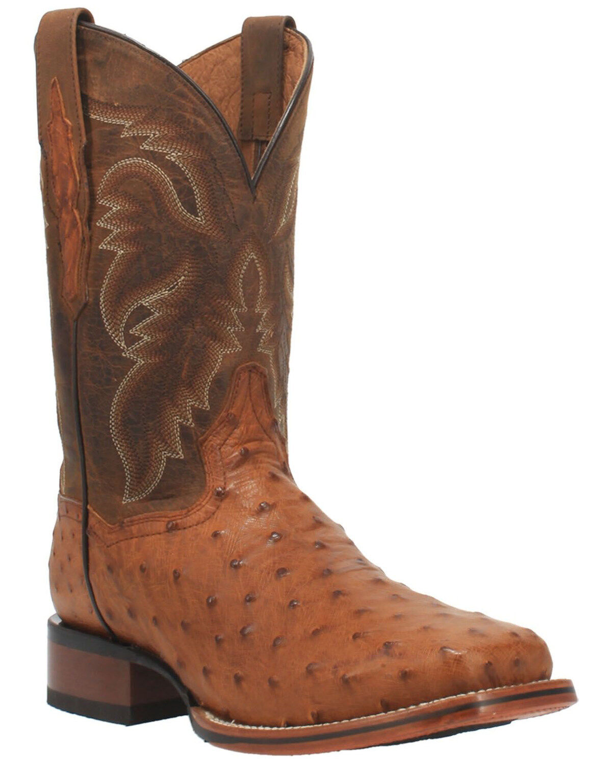 Men's Dan Post Brown Alamosa Western Boots - Broad Square Toe