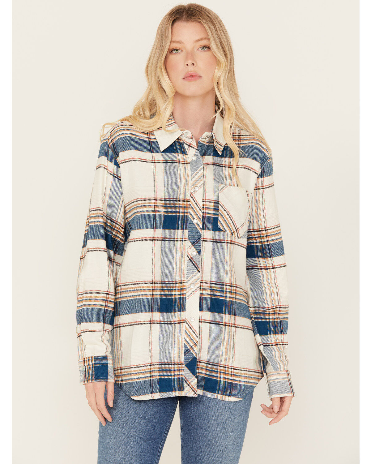 Women's Idyllwind Catherine Lightweight Long Sleeve Pearl Snap Flannel