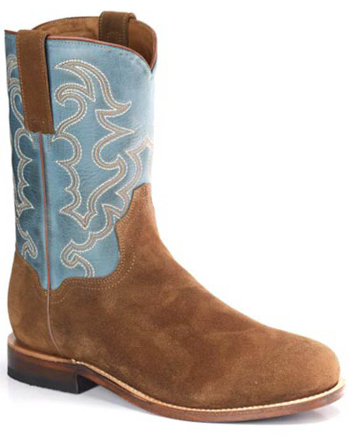 Men's Stetson Bronco Western Boots - Round Toe