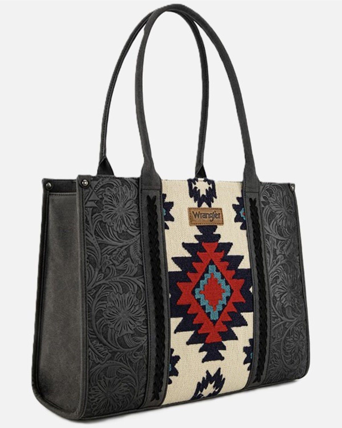 Women's Wrangler Southwestern Print Concealed Carry Tote Bag