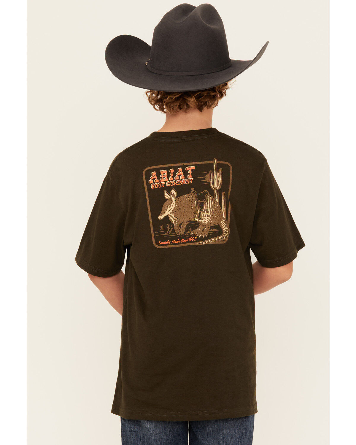 Boys' Ariat Armadillo Short Sleeve Graphic T-Shirt