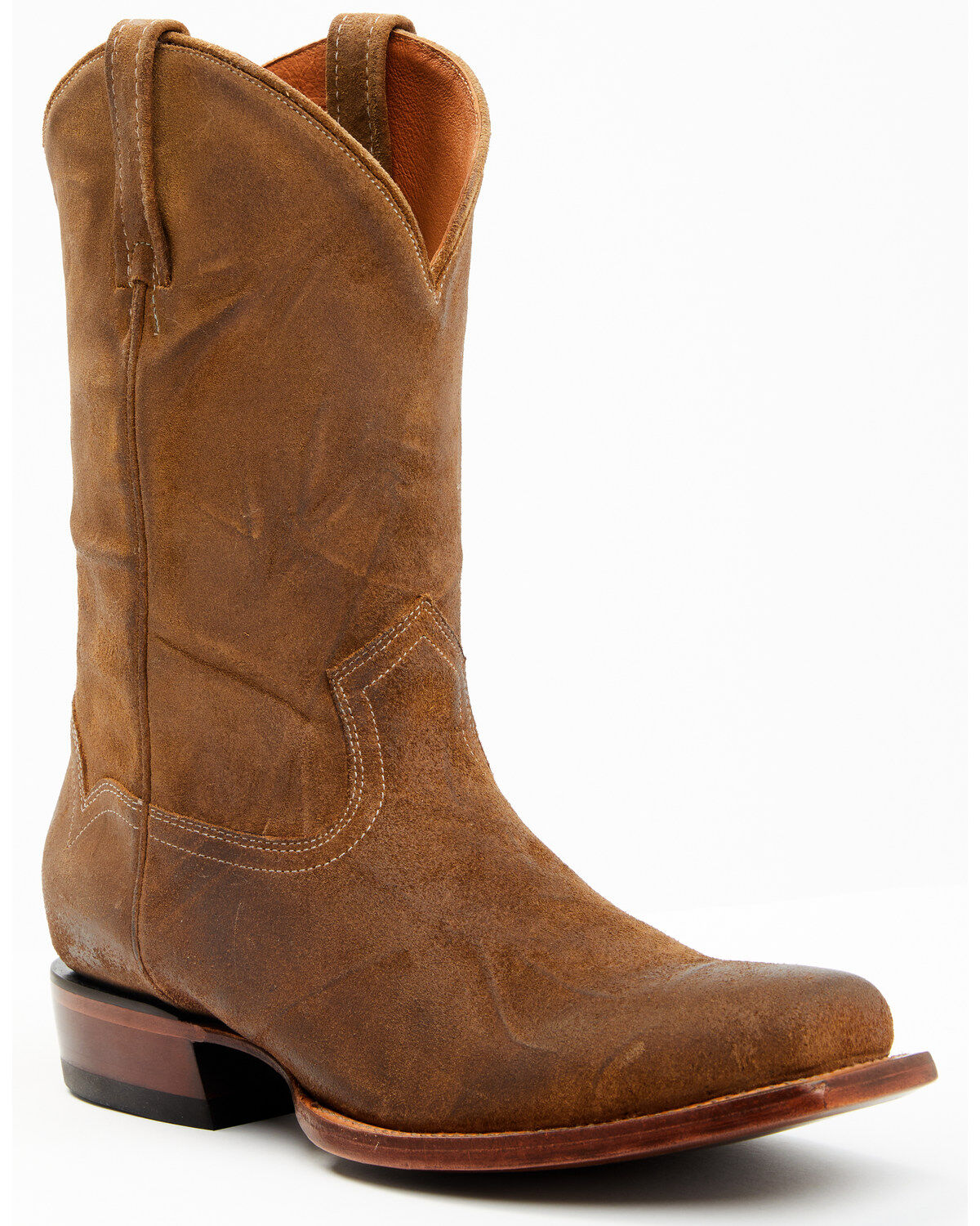 Men's Moonshine Spirit Pancho Roughout Western Boots - Square Toe