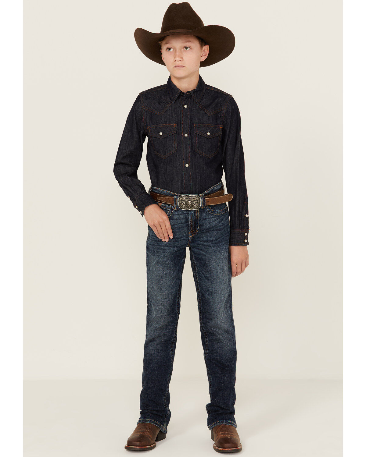 Boys' Ariat Relaxed Bootcut Denim Jeans