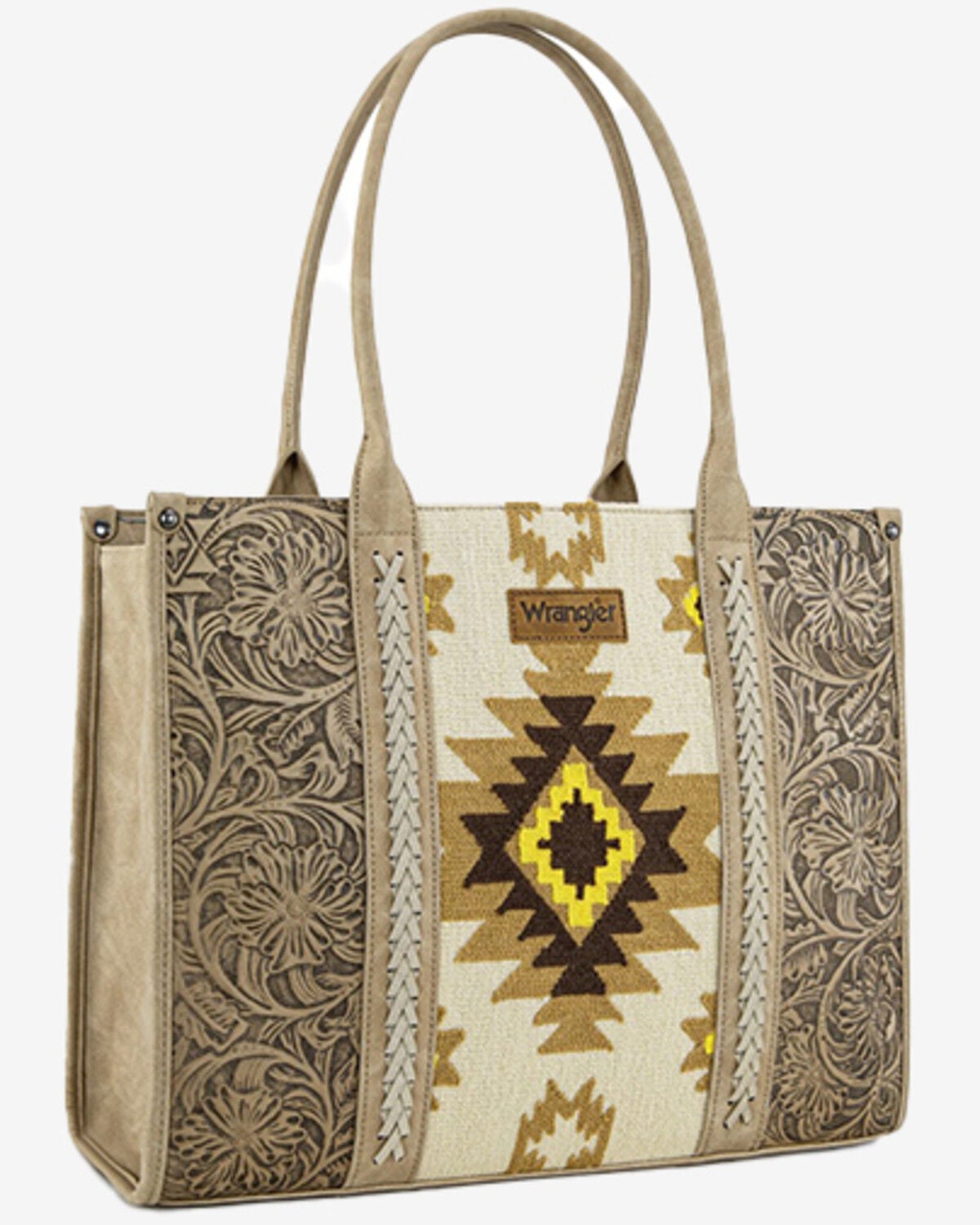 Women's Wrangler Southwestern Print Concealed Carry Tote Bag