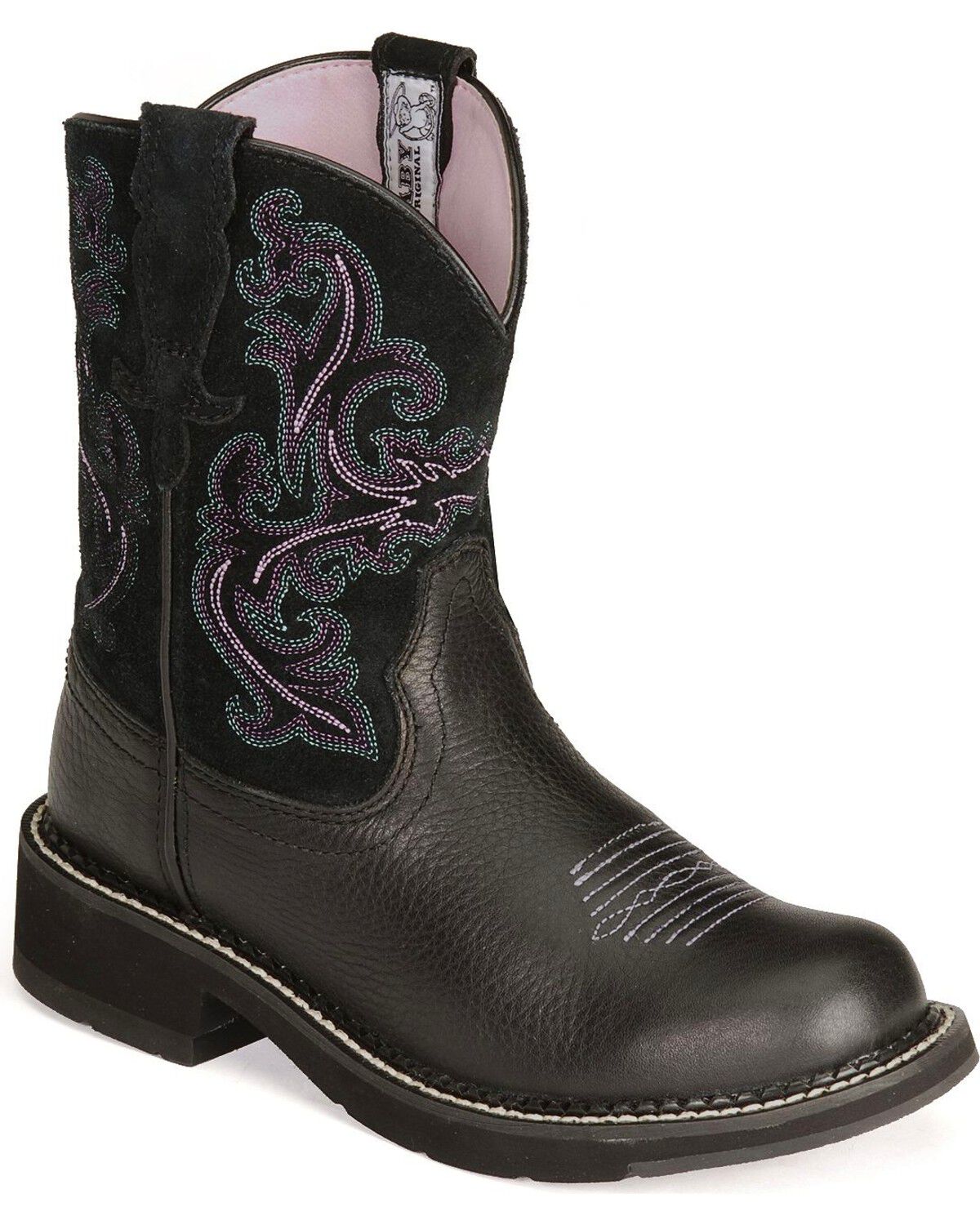 Women's Ariat Fatbaby Deertan Western Boots - Round Toe