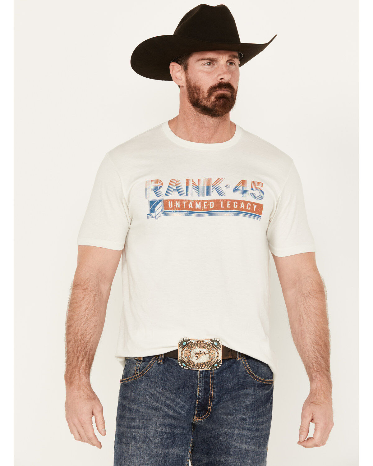 Men's RANK 45 Stria Rank Short Sleeve Graphic T-Shirt