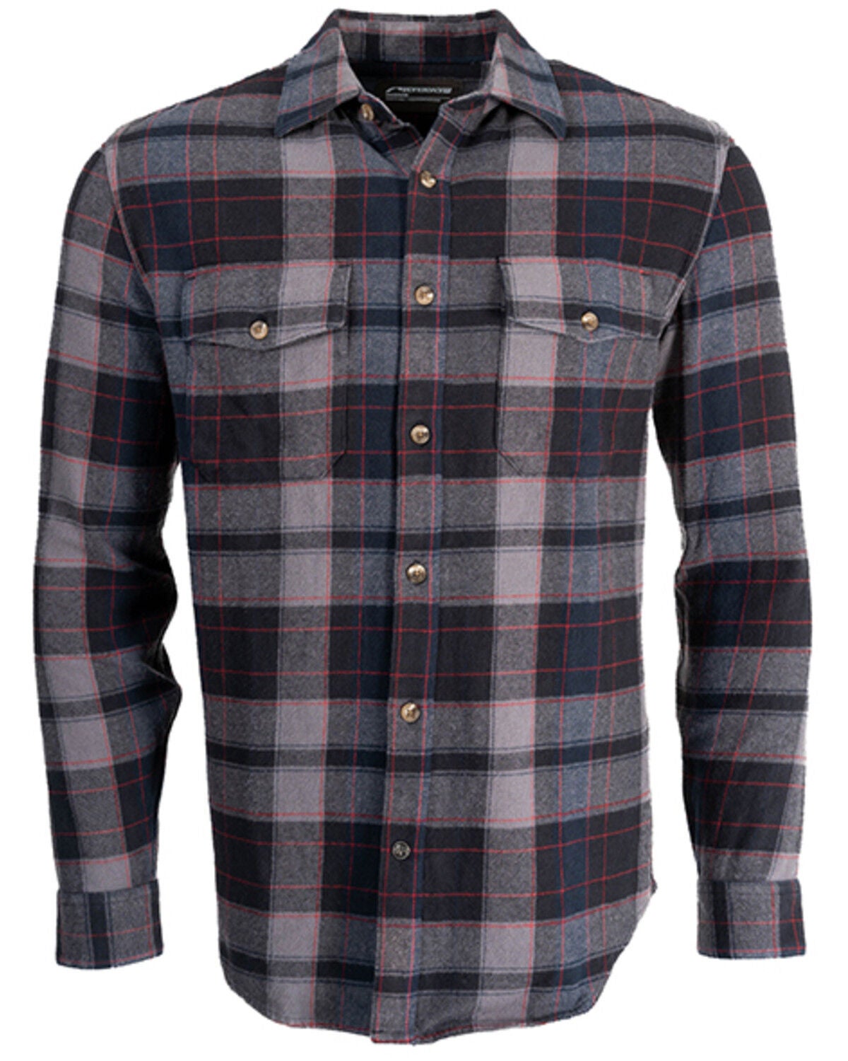 Men's Mountain Khakis Gatlin Plaid Print Long Sleeve Button-Down Flann