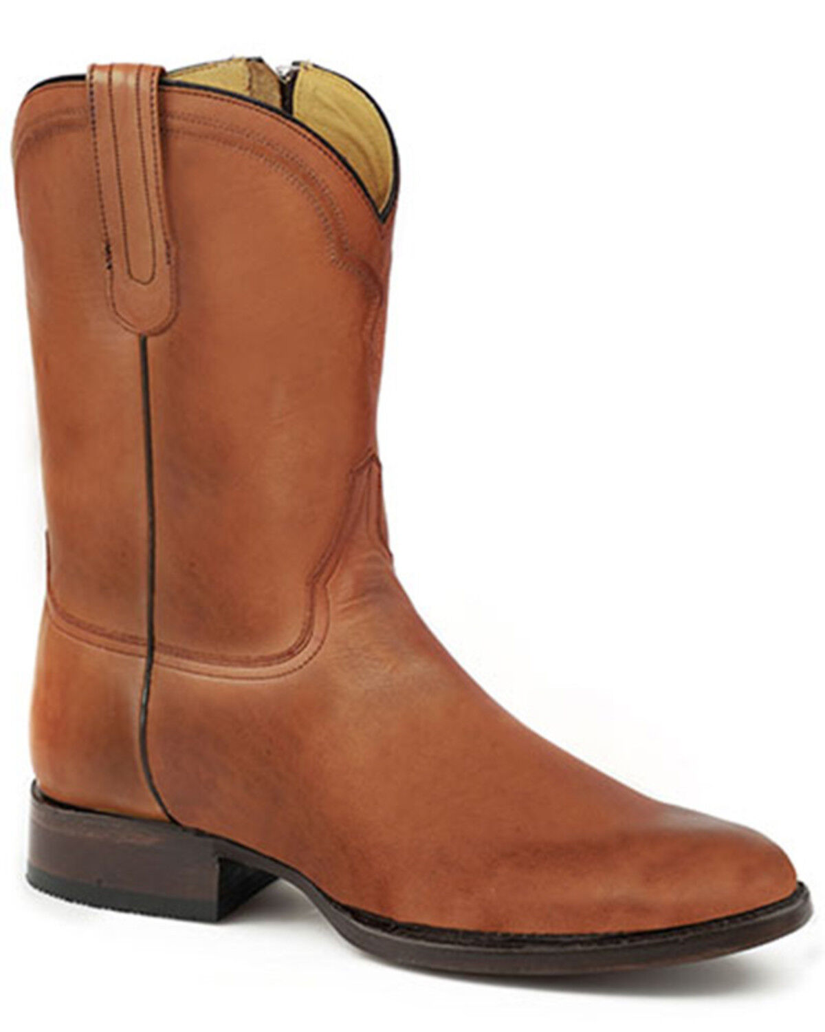 Men's Stetson Rancher Zip Western Boots - Round Toe