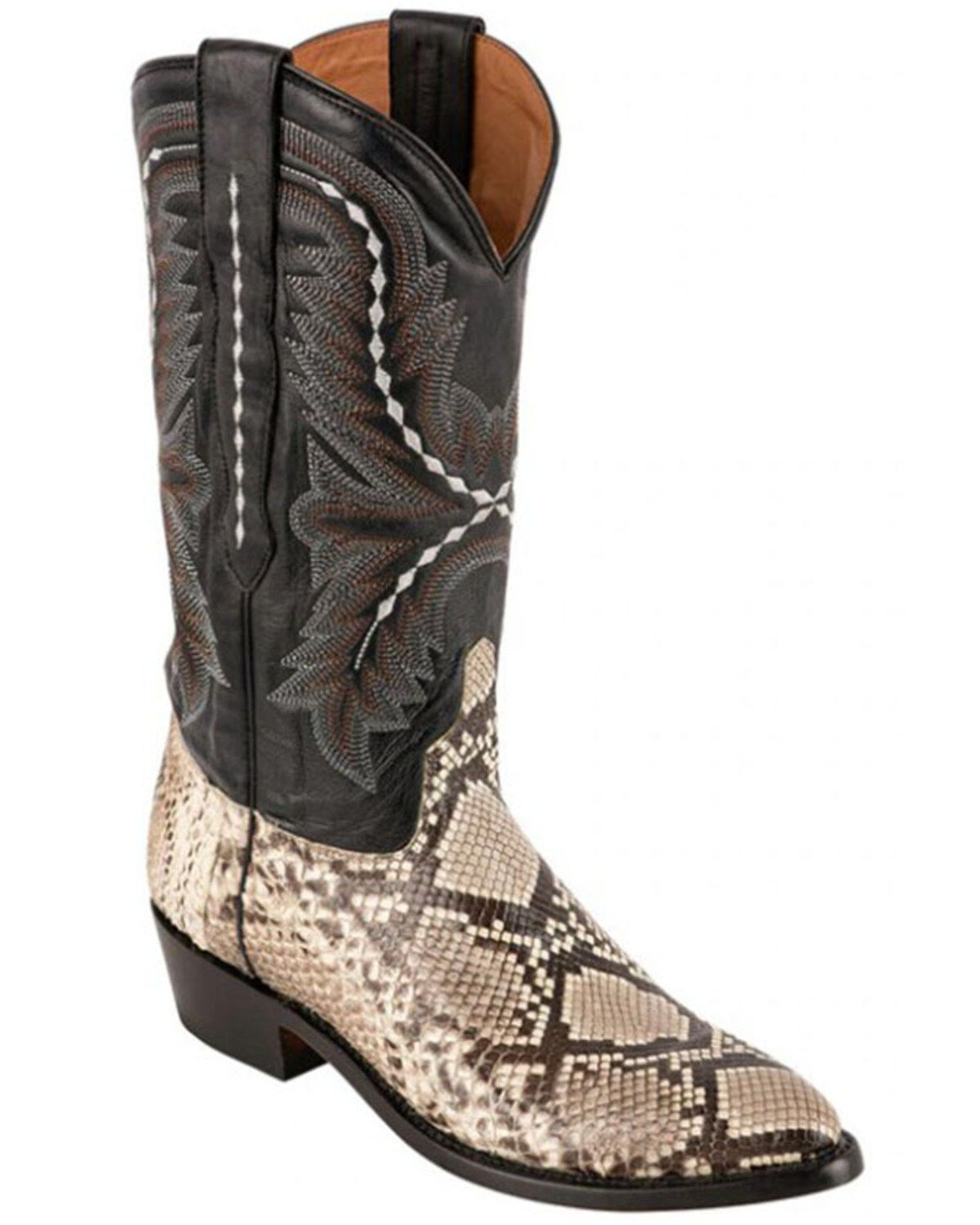 Women's Lucchese Stella Exotic Python Western Boots - Round Toe