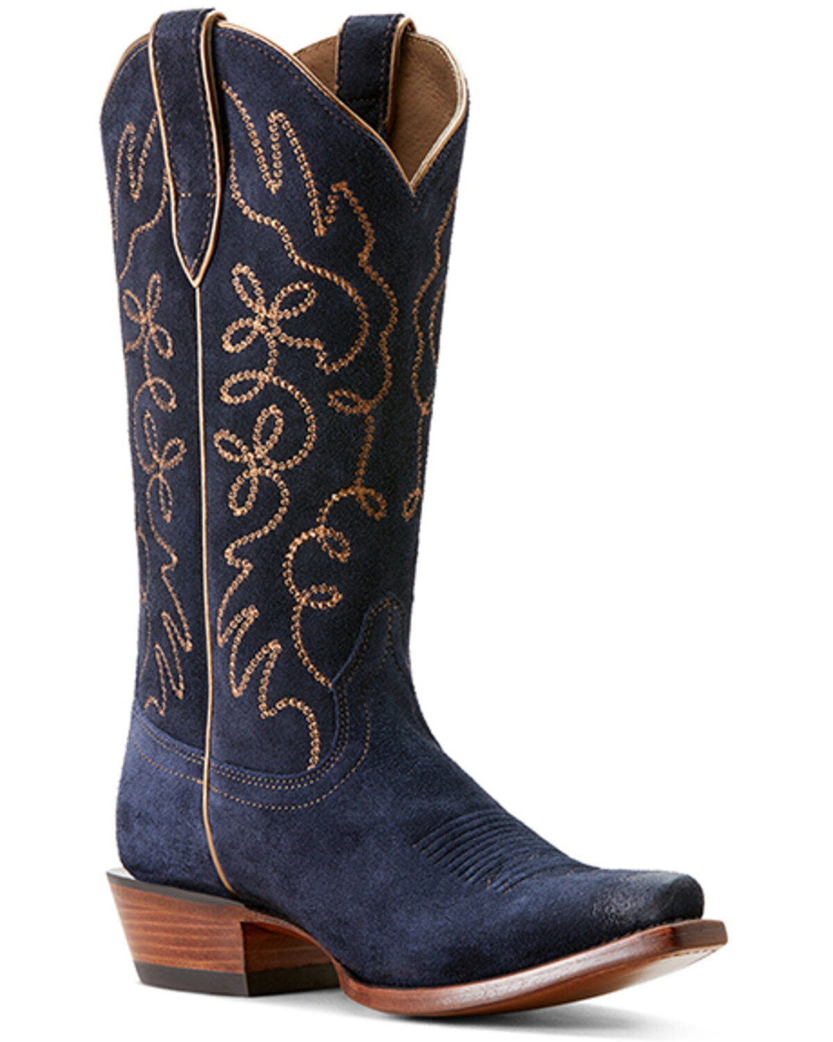 Women's Ariat Jukebox Suede Western Boots - Snip Toe