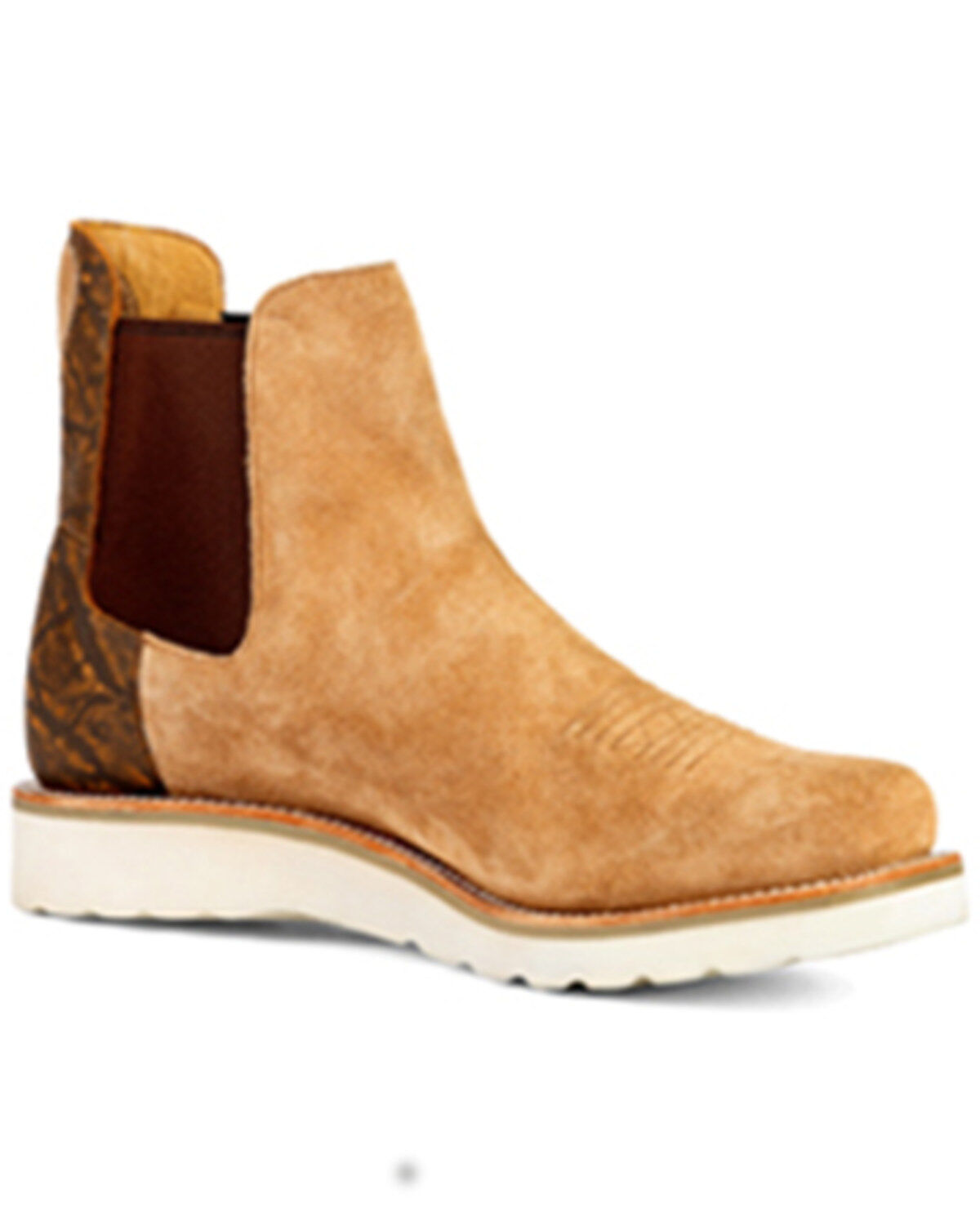 Horse Power Suede Chelsea Boots - Square Toe