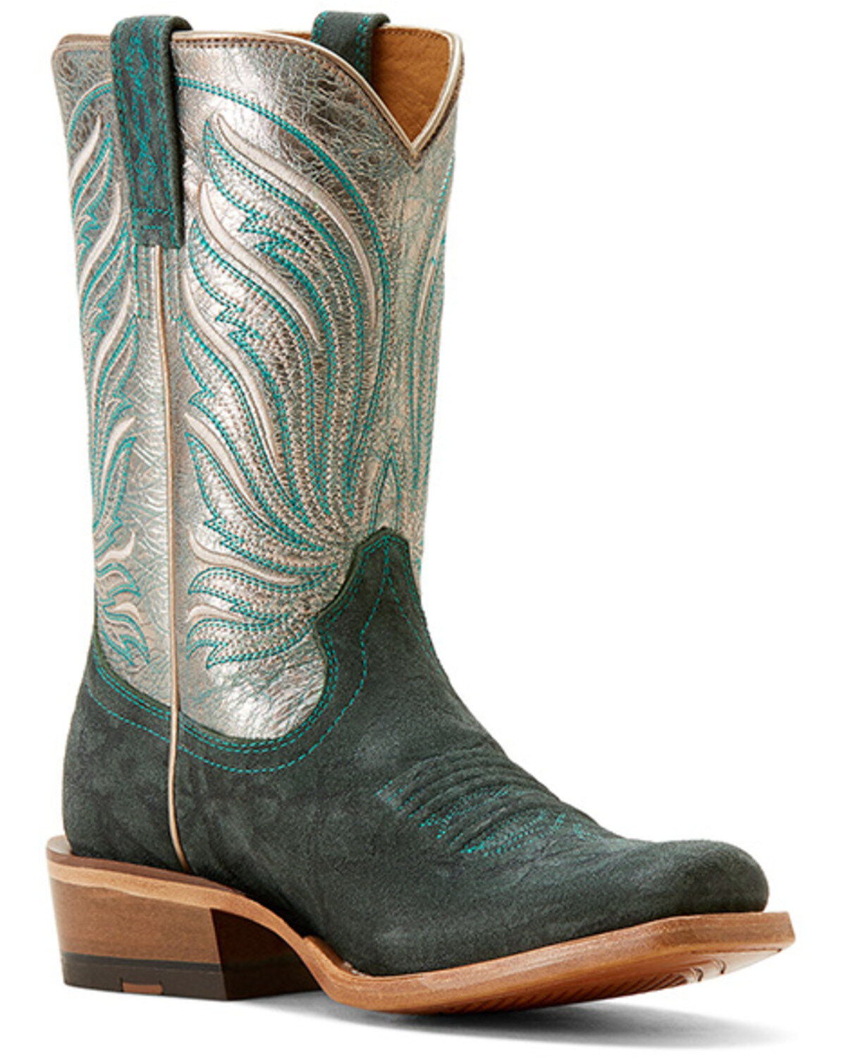 Women's Ariat Futurity Elephant Print Roughout Western Boots - Square