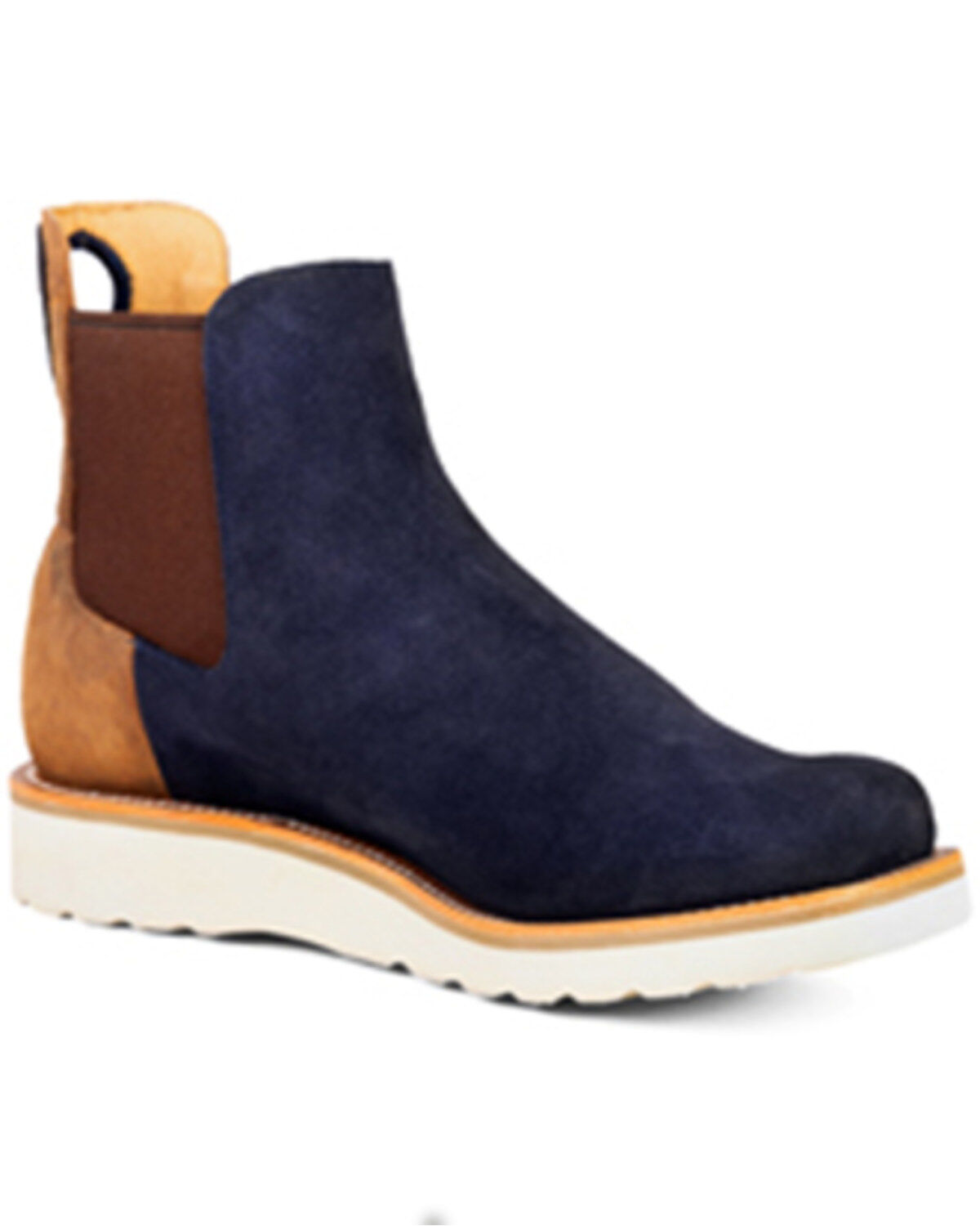 Men's Horse Power Marine Suede Chelsea Boots - Square Toe