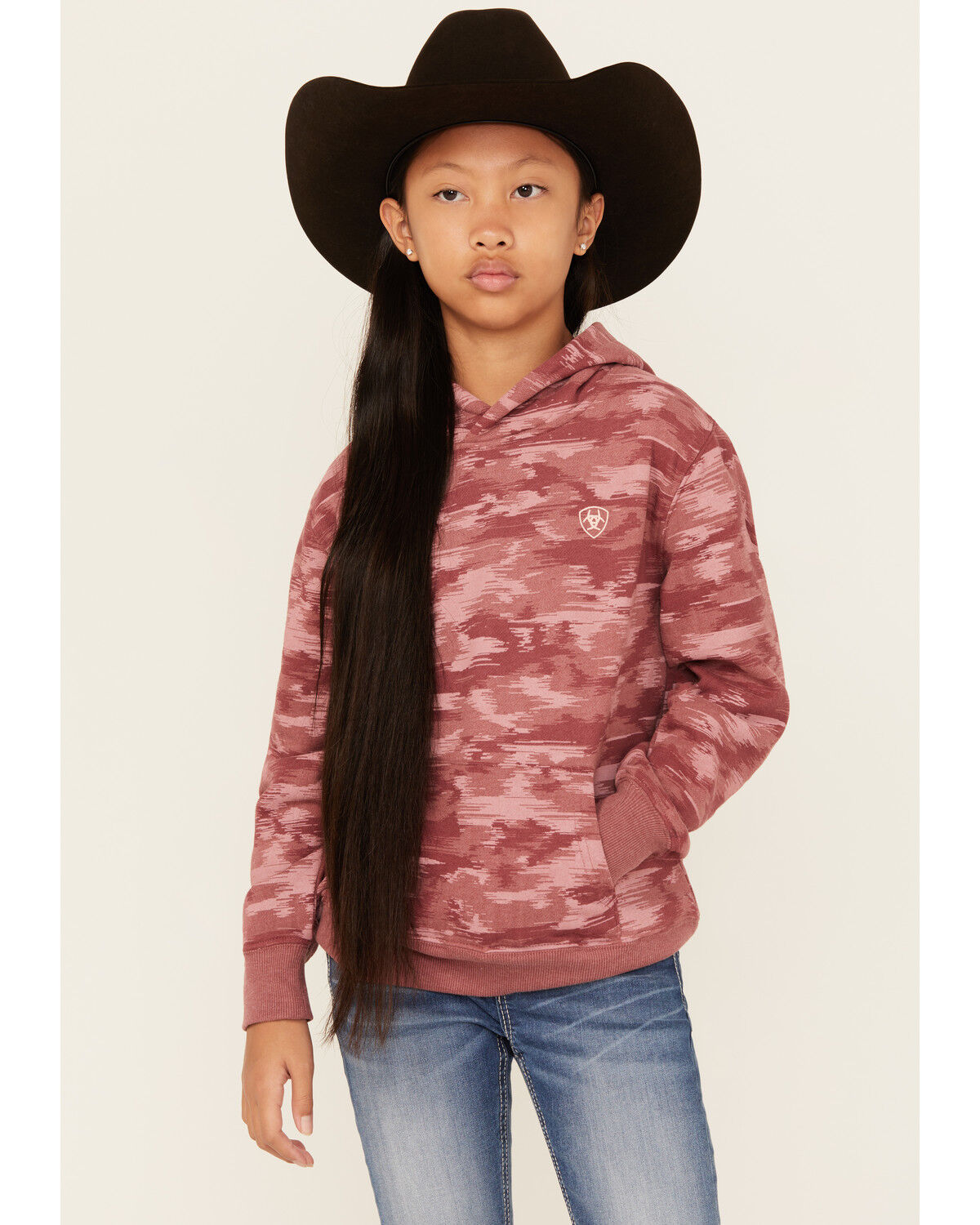 Girls' Ariat Printed Logo Hoodie