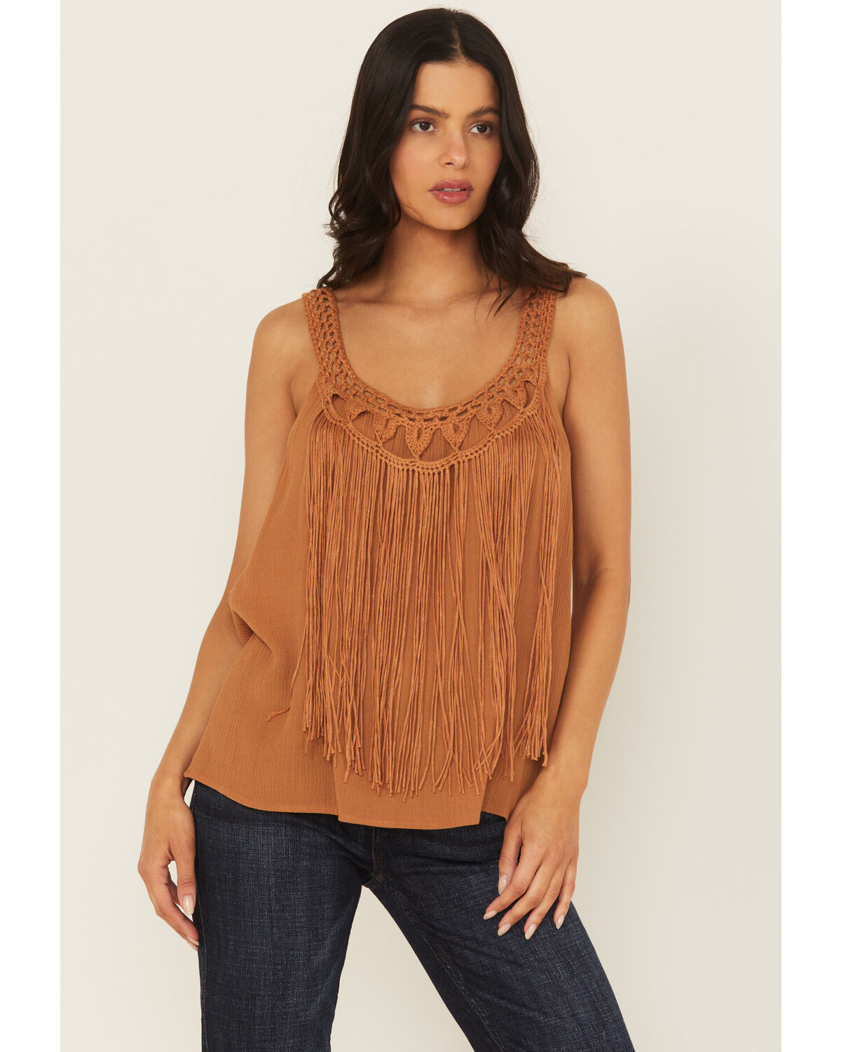 Women's A.T.A.P Fringe Front Tank