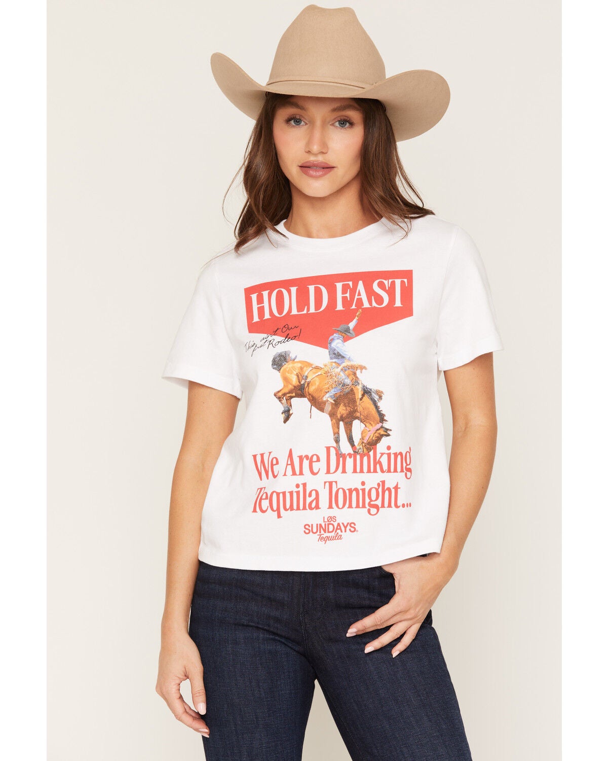 Women's Hold Fast Los Sundays Short Sleeve Graphic Tee