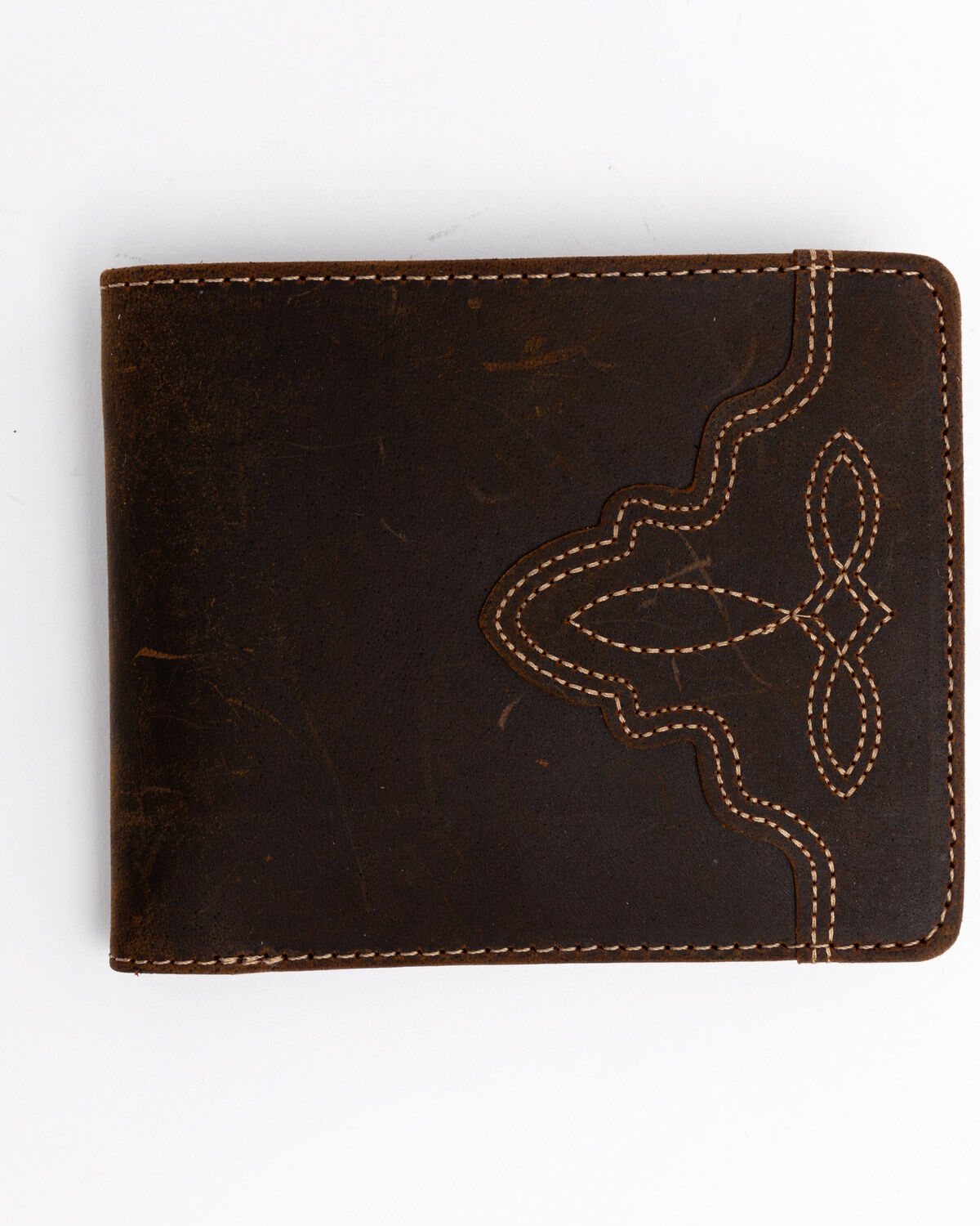 Men's Cody James Boot Stitch Bi-Fold Leather Wallet