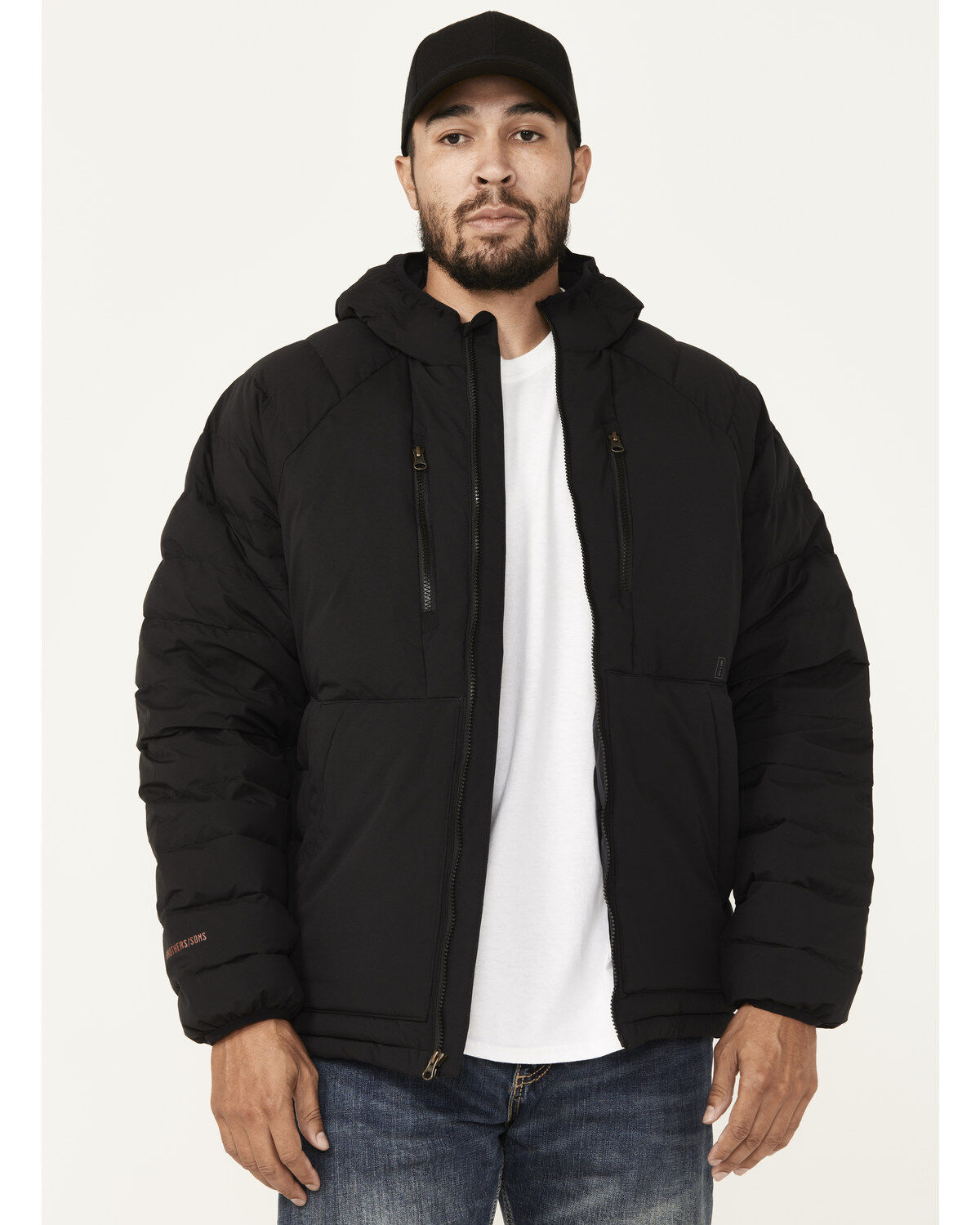 Men's Brothers and Sons Down Hooded Jacket