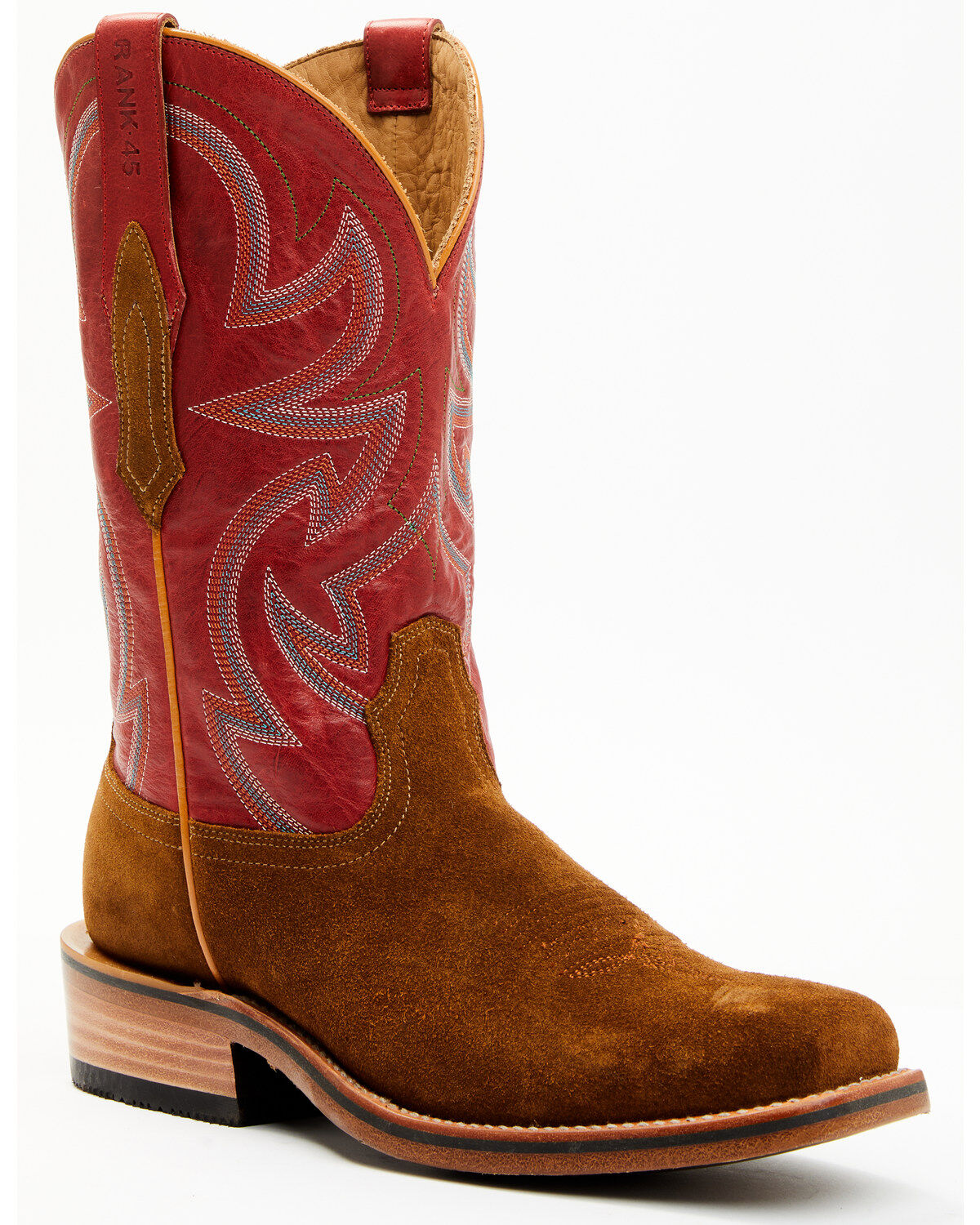 Men's RANK 45 Archer Roughout Western Boots - Square Toe