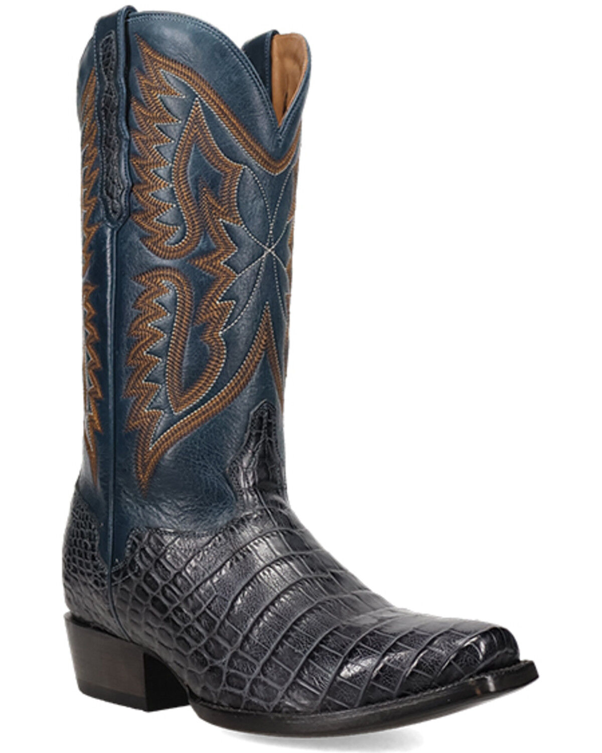 Men's El Dorado Nile Exotic Crocodile Western Boots - Square Toe