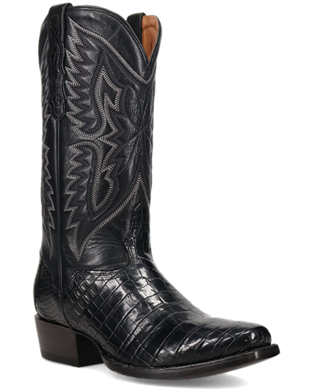 Men's El Dorado Nile Exotic Crocodile Western Boots - Square Toe