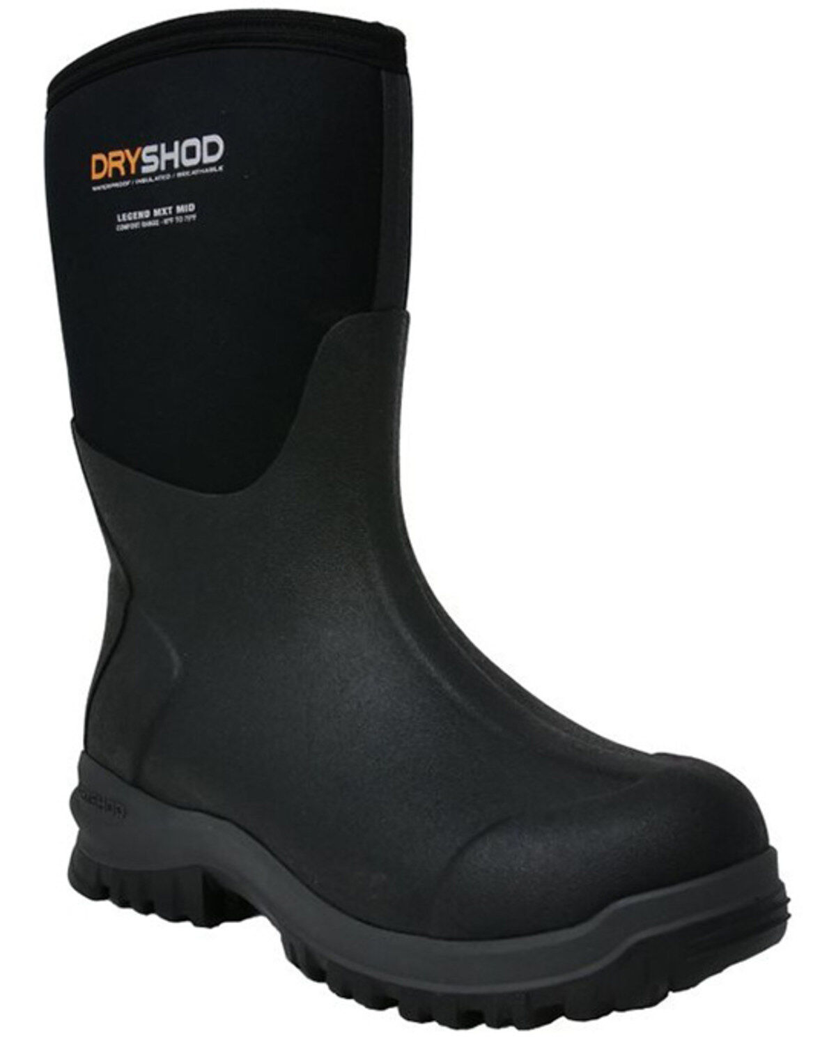 Men's Dryshod Legend MXT Rubber Boots - Round Toe