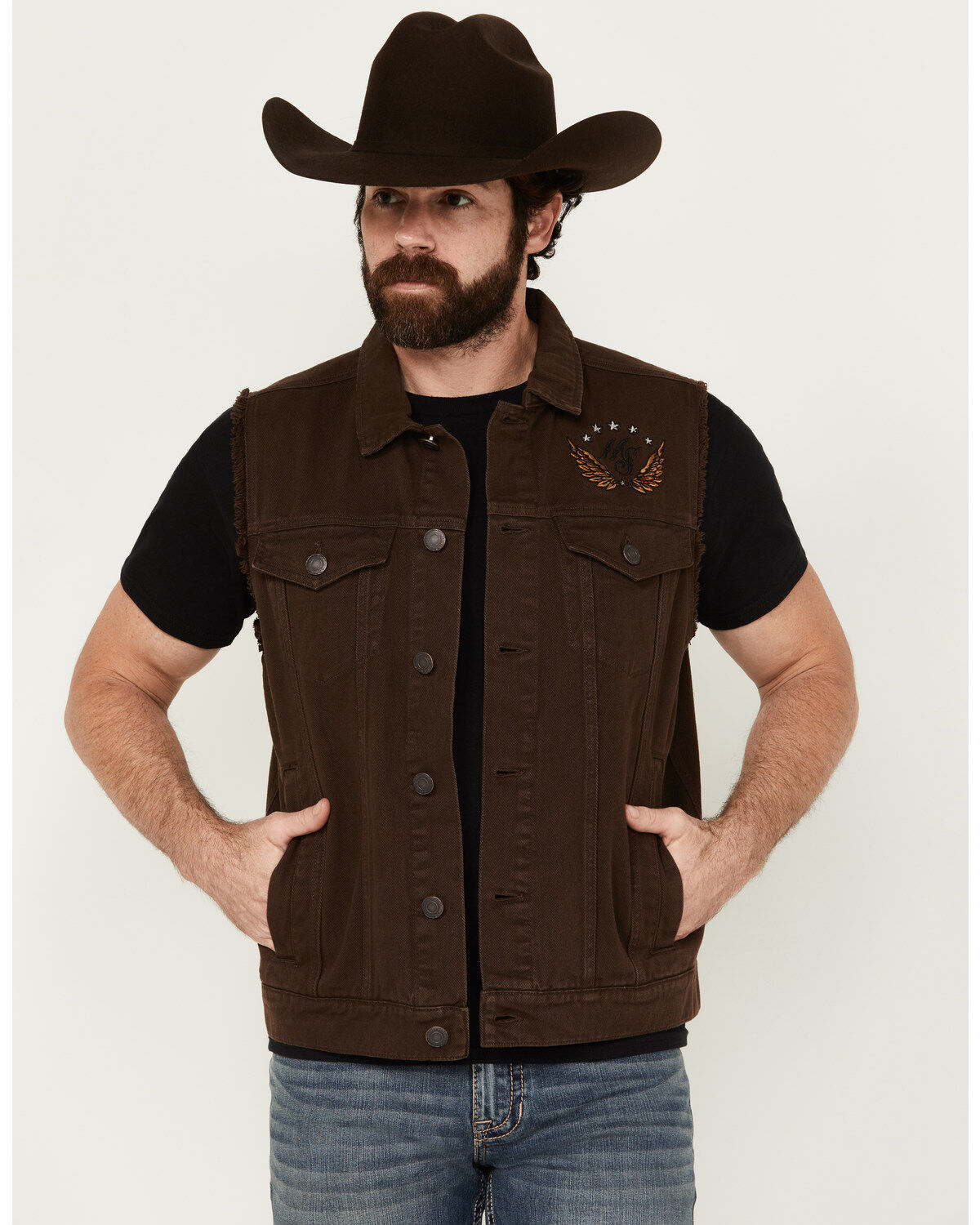 Men's Moonshine Spirit Revolt Trucker Cutoff Vest