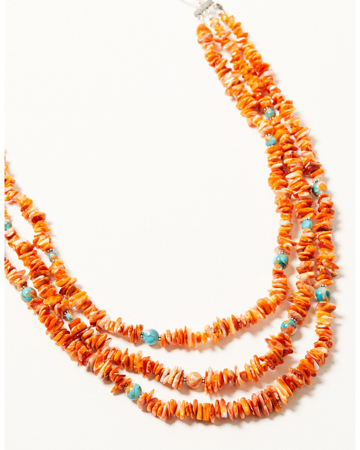 Women's Paige Wallace 3-Layer Spiny Oyster Chip Necklace