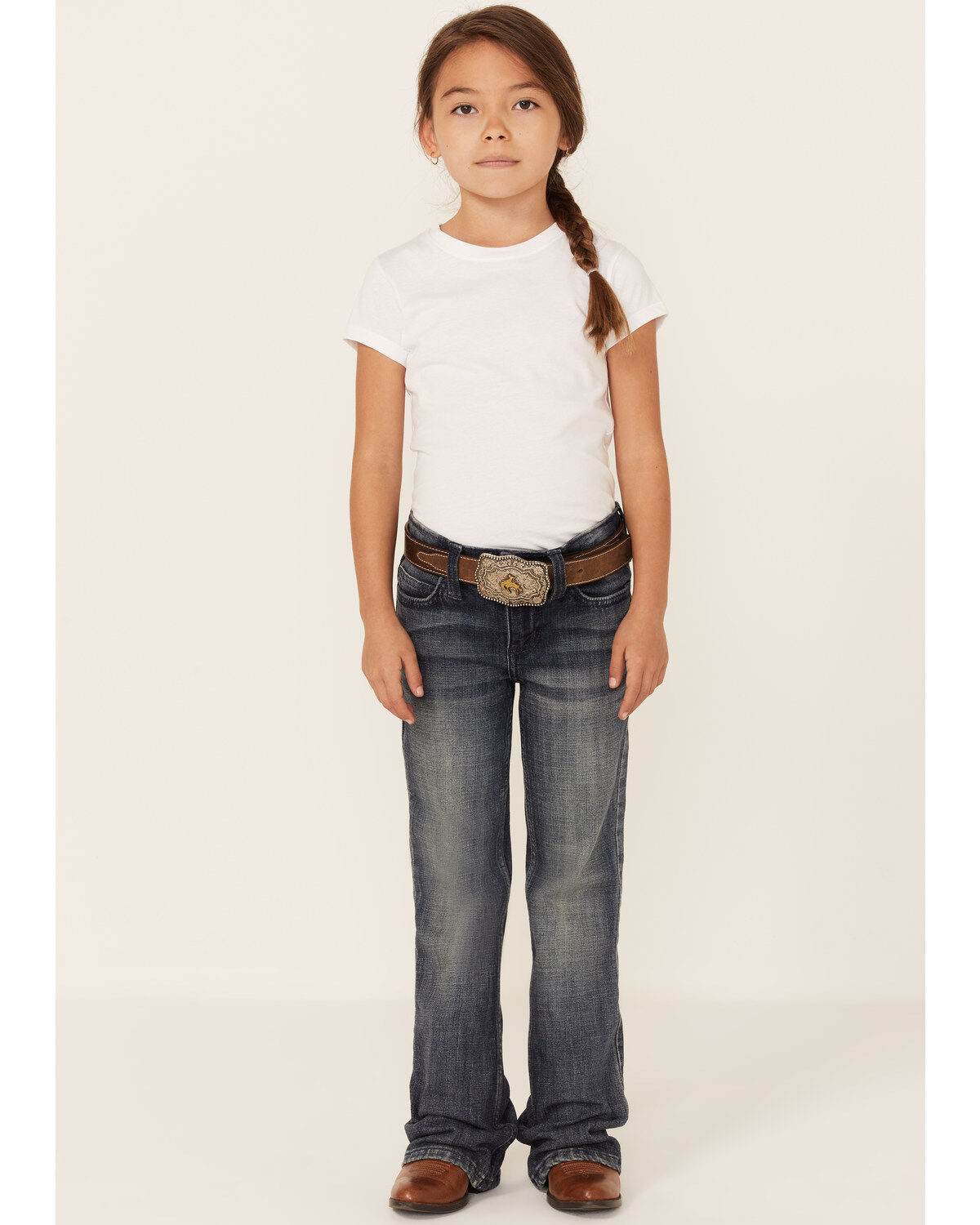 Girls' Wrangler Everyday Mid-Rise Boot Jeans