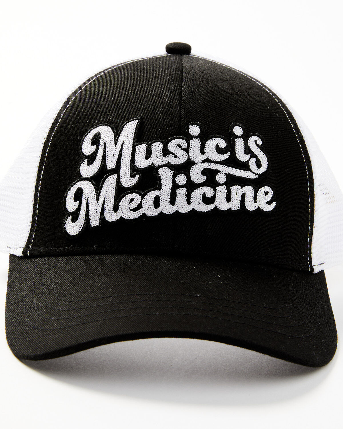 Women's Idyllwind Music Is Medicine Embroidered Mesh Back Ball Cap