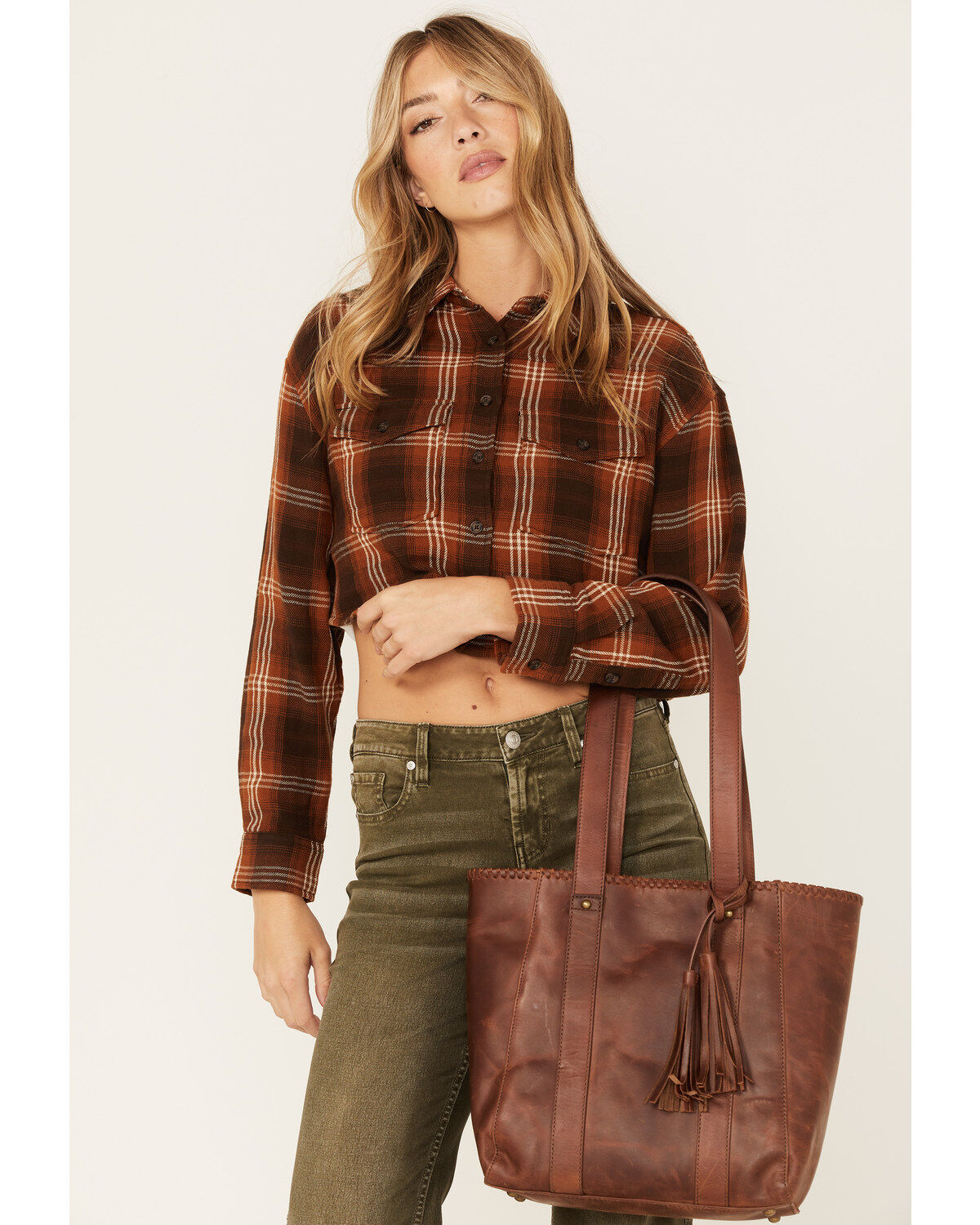 Women's Cleo + Wolf Leather Tote