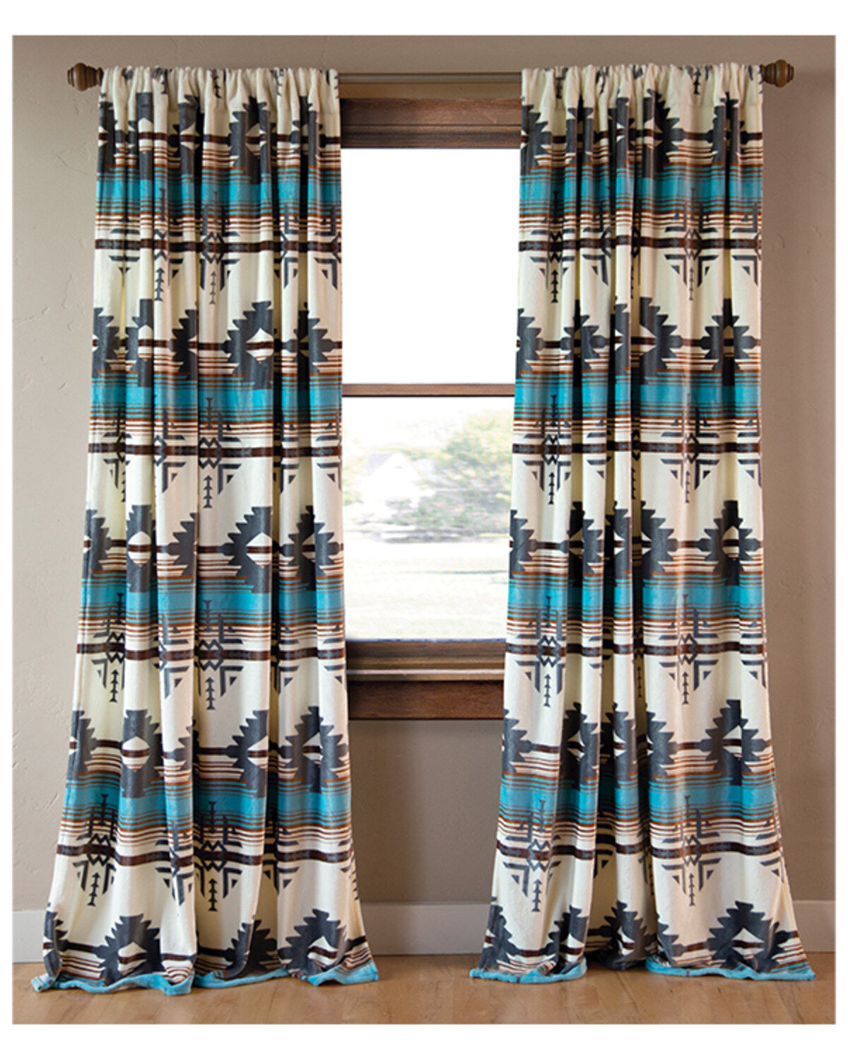 Wrangler Lone Mountain Southwestern Drapes