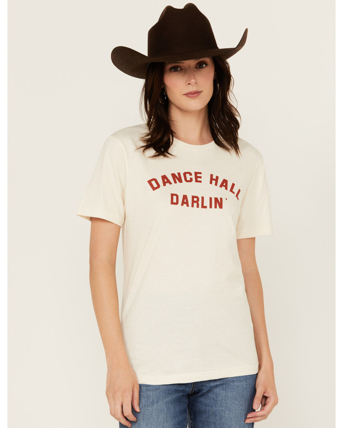 Women's Rodeo Hippie Dance Hall Darlin' Short Sleeve Graphic Tee
