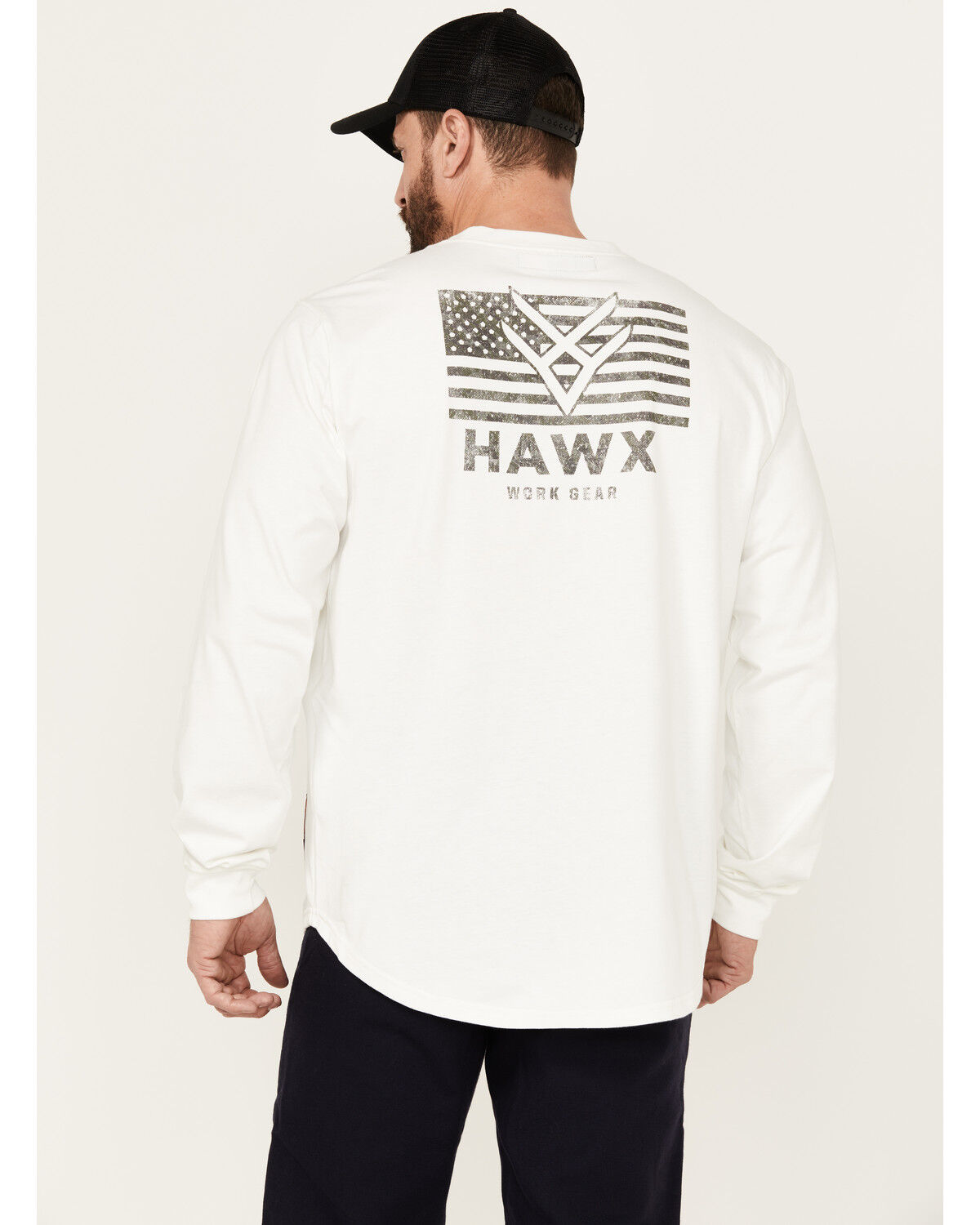 Men's Hawx FR Logo Long Sleeve Graphic T-Shirt