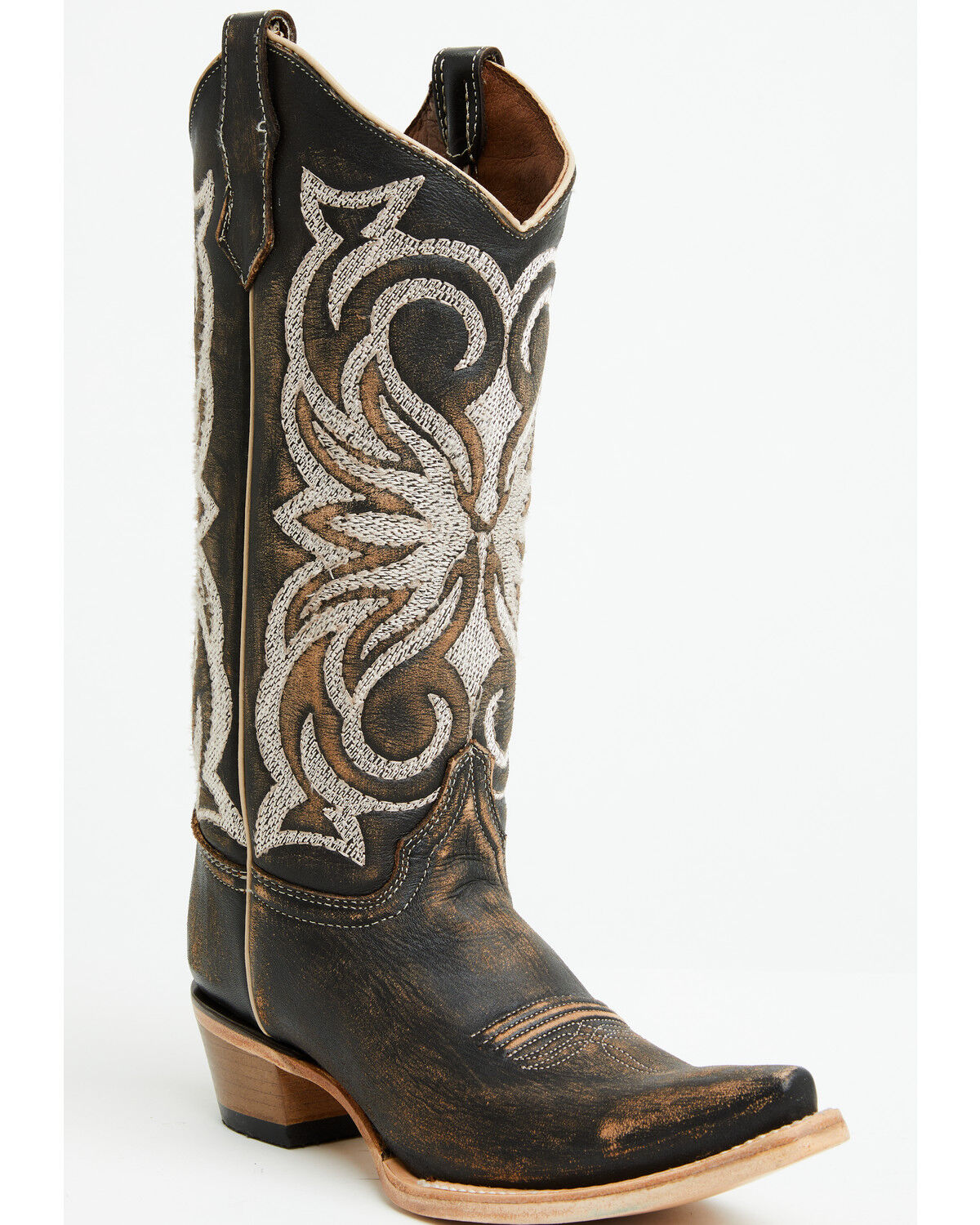 Women's Circle G Embroidered Tall Western Boots - Snip Toe