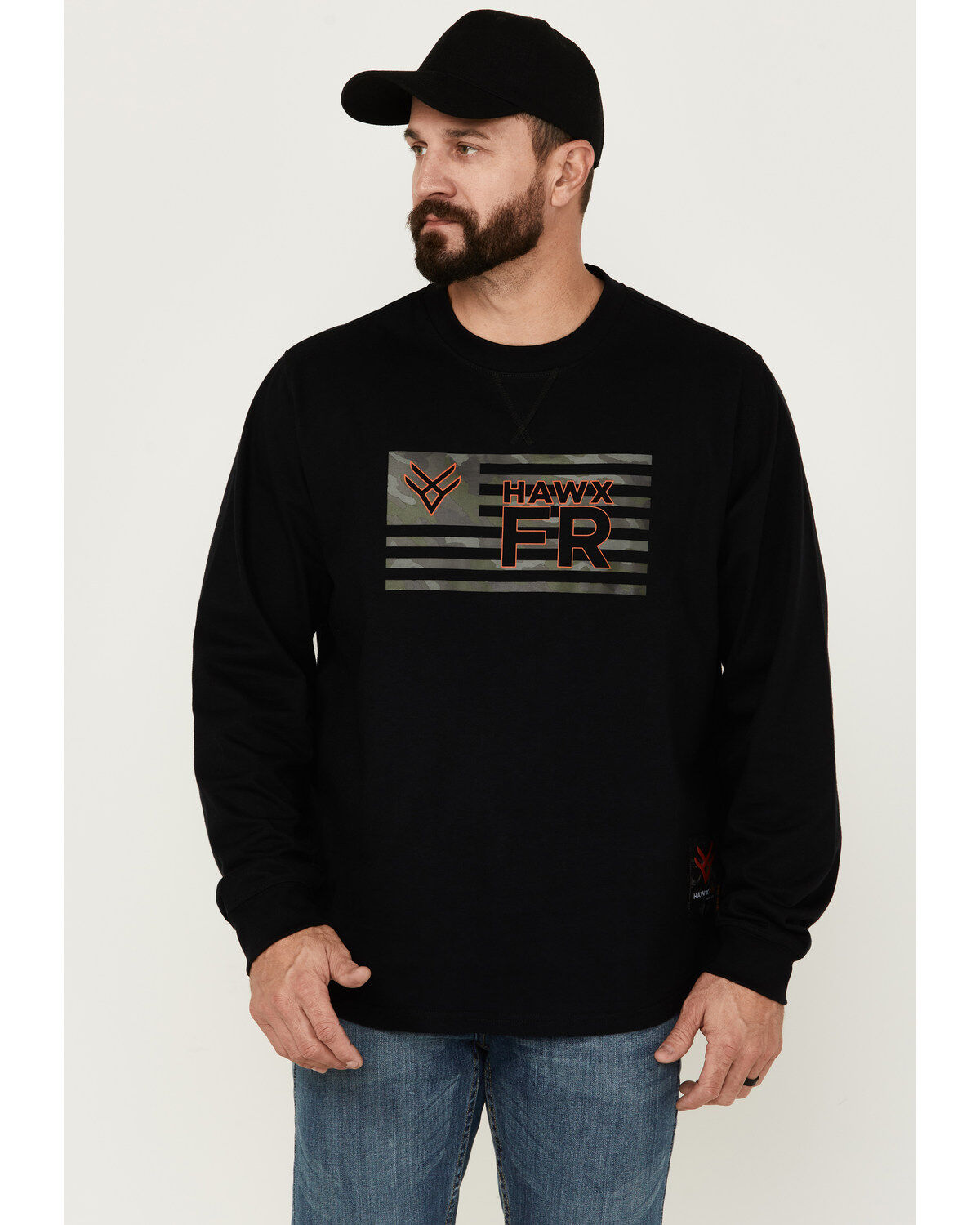 Men's Hawx FR Long Sleeve Graphic Knit T-Shirt