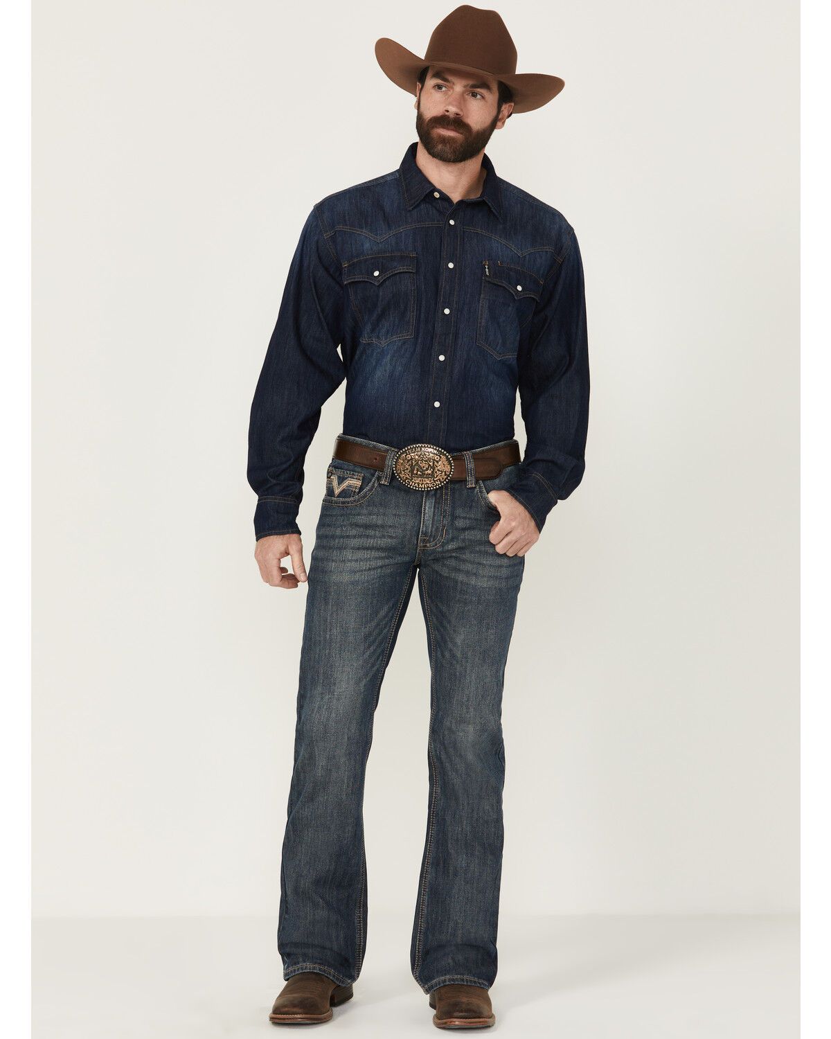 Men's Rock & Roll Denim Boot Barn Exclusive Medium Wash Bootcut Denim
