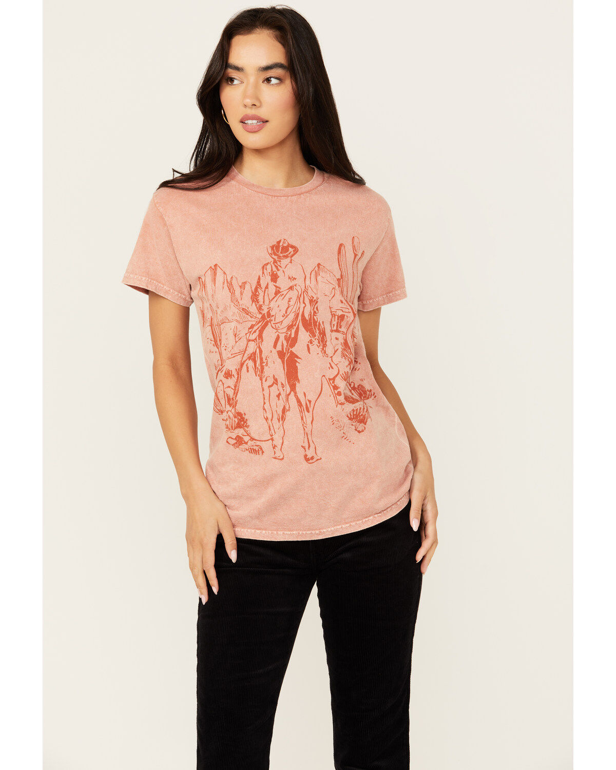 Women's Youth in Revolt Cowboy Short Sleeve Graphic Tee